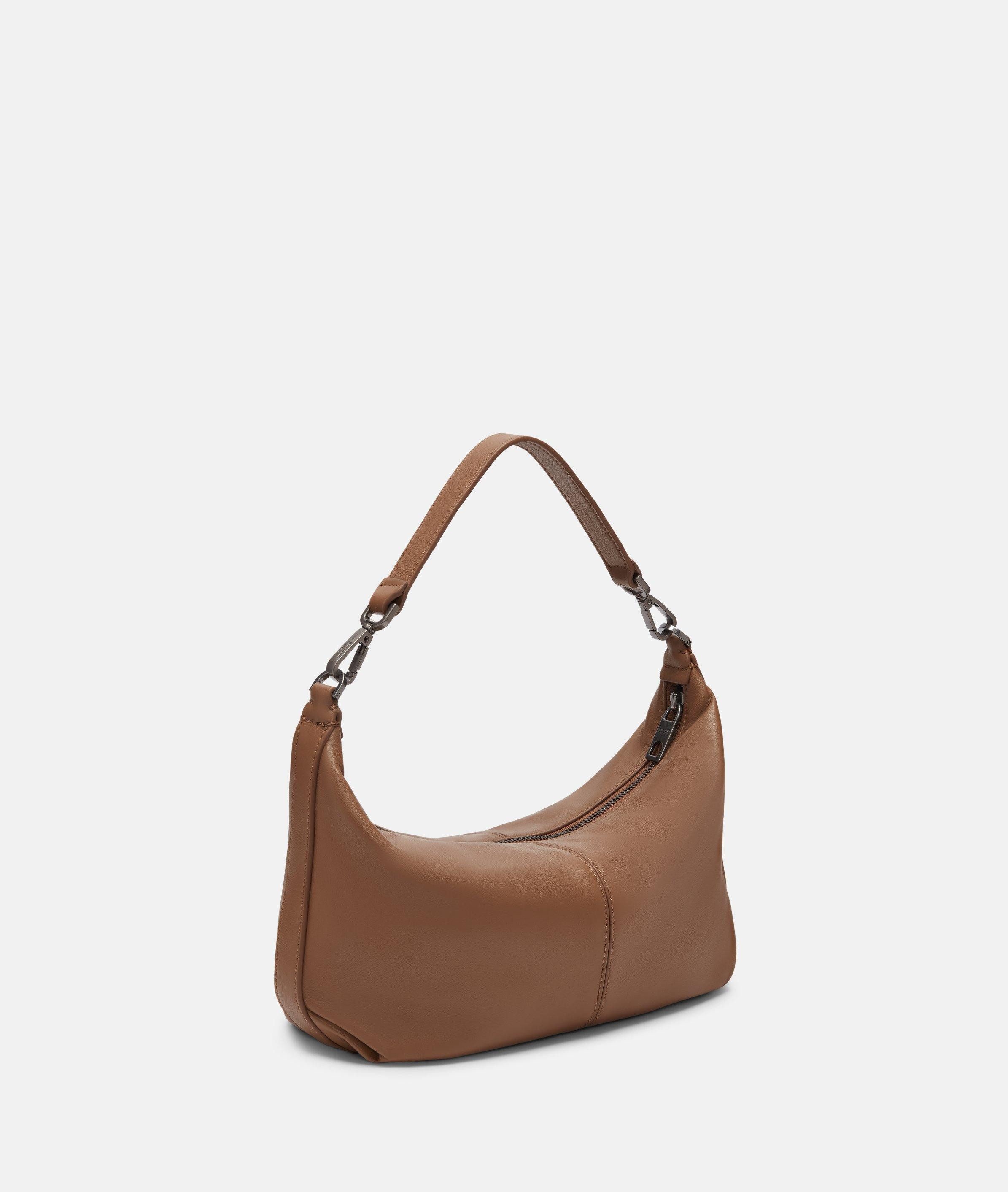 Liebeskind Berlin Schultertasche Hobo, Handliche Schultertasche aus Schafsleder