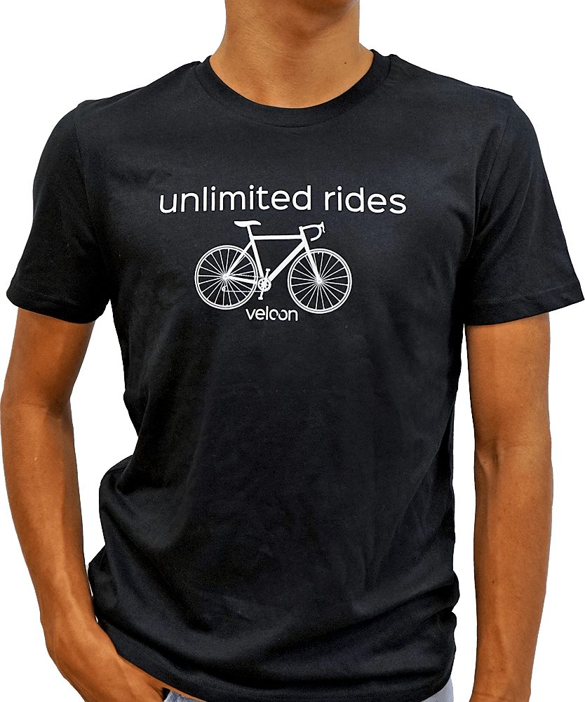 Veloon T-Shirt Unlimited Rides Black