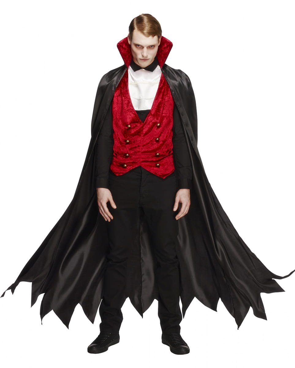 Horror-Shop Vampir-Kostüm Vampir Kostüm 3-teilig