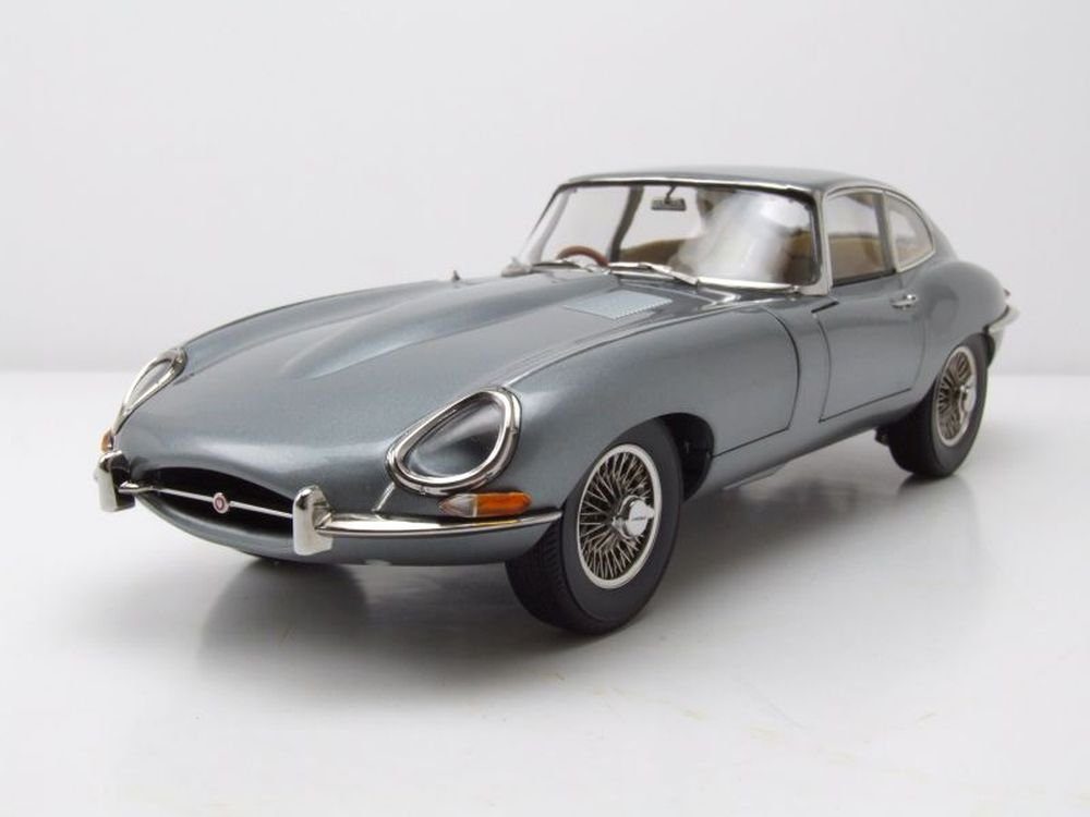 Kyosho Modellauto Jaguar EType RHD 1961 grau metallic Modellauto 118