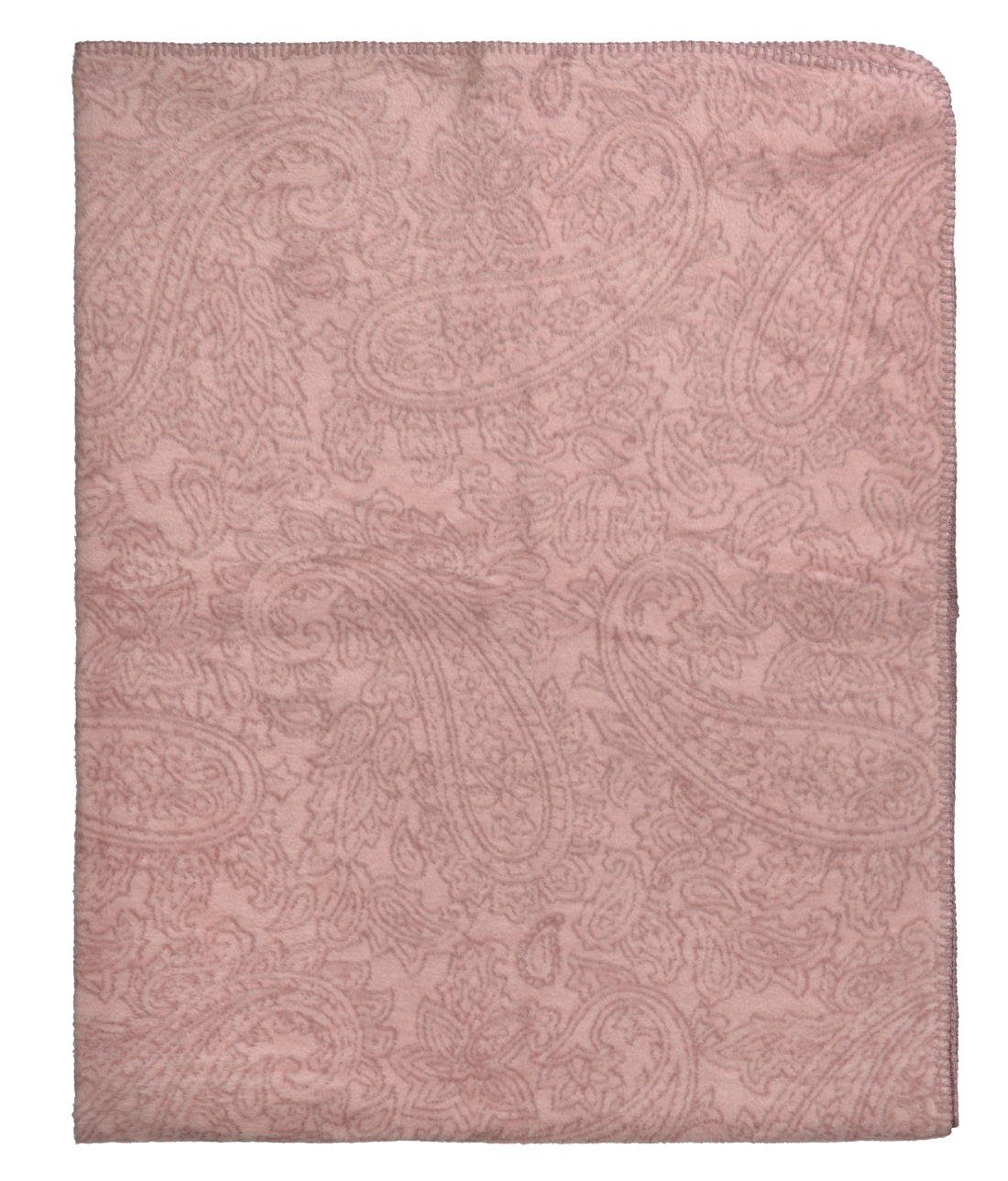 Wohndecke Wohndecke Plaid PAISLEY Jacquard kuschelig warm & weich, LIVING DREAMS, Kuscheldecke made in Europe 150x200 cm