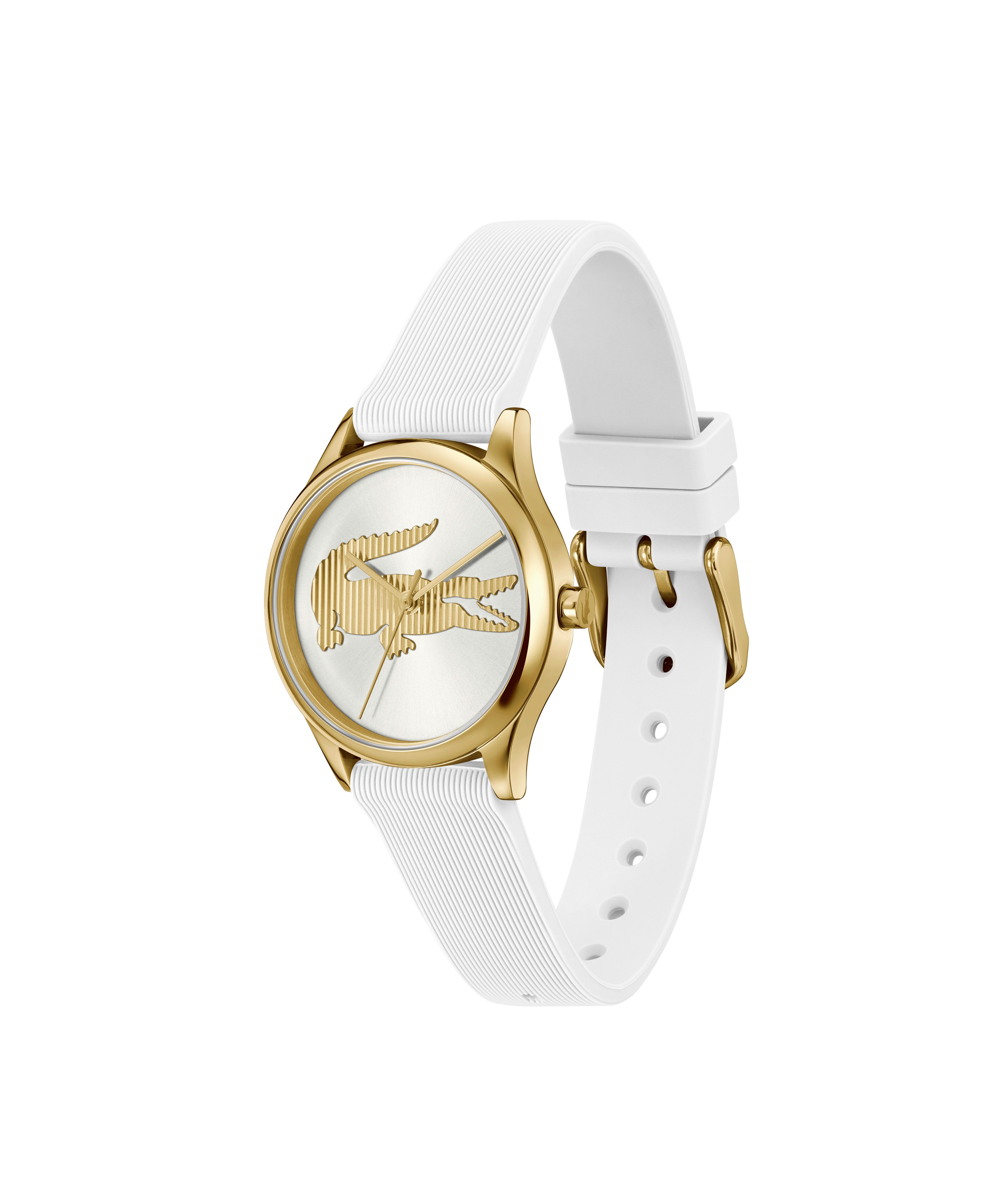 Lacoste Quarzuhr CROCODELLE 2001480, Armbanduhr, Damenuhr, Silikonarmband, günstig online kaufen