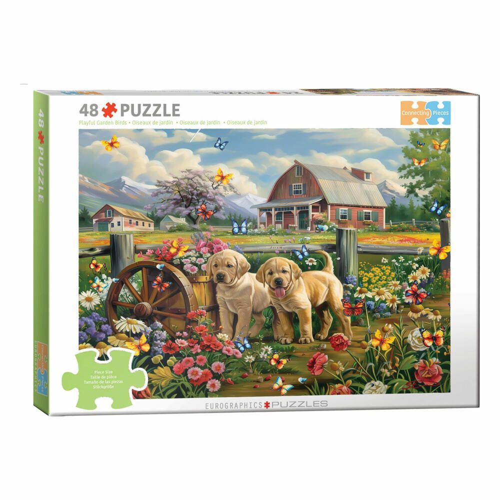 EUROGRAPHICS Puzzle Puppy Spring- Shawna Steward, 48 Puzzleteile