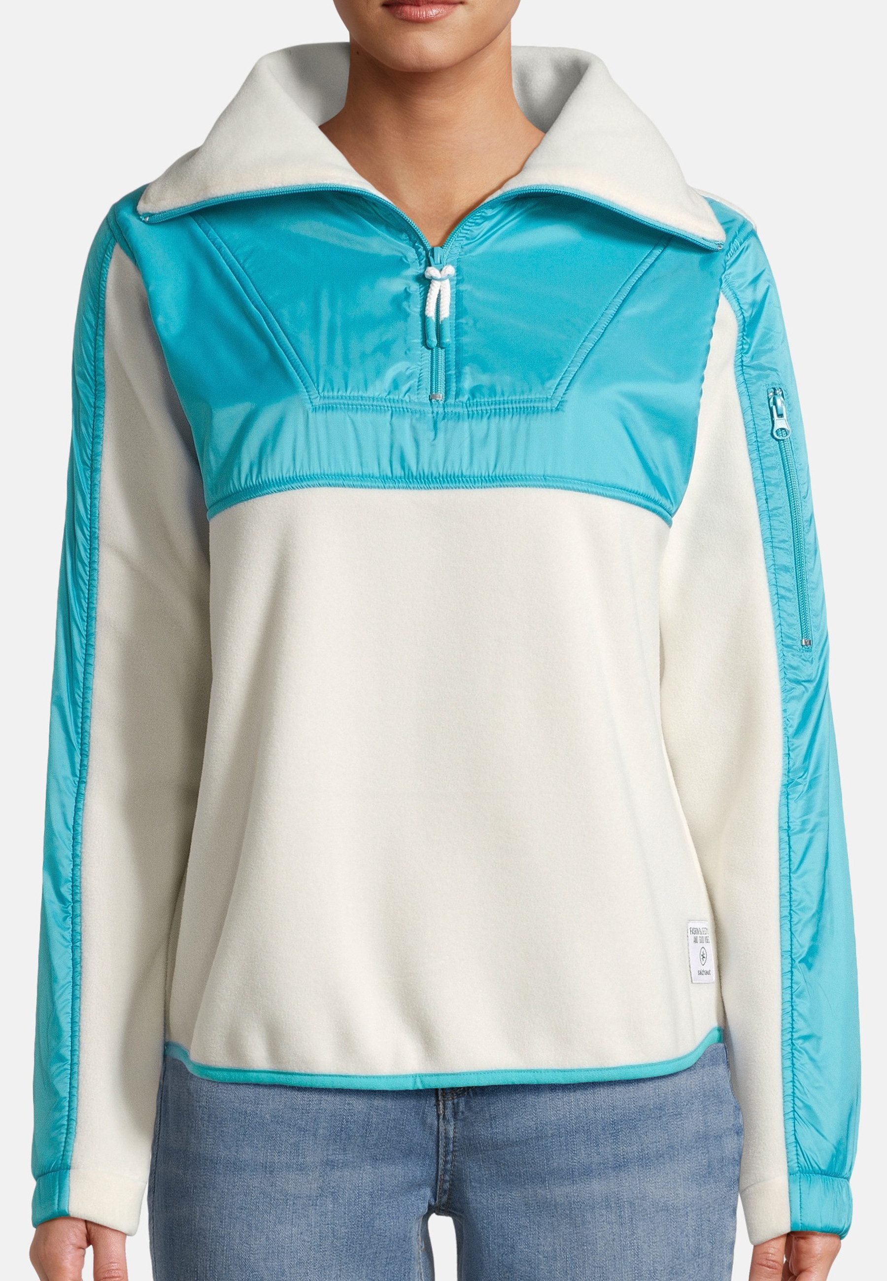 salzhaut Sweatshirt KRÖJKE Damen Regular Fit salzhaut Pullover – bequemer Fit und nordisch klares Design