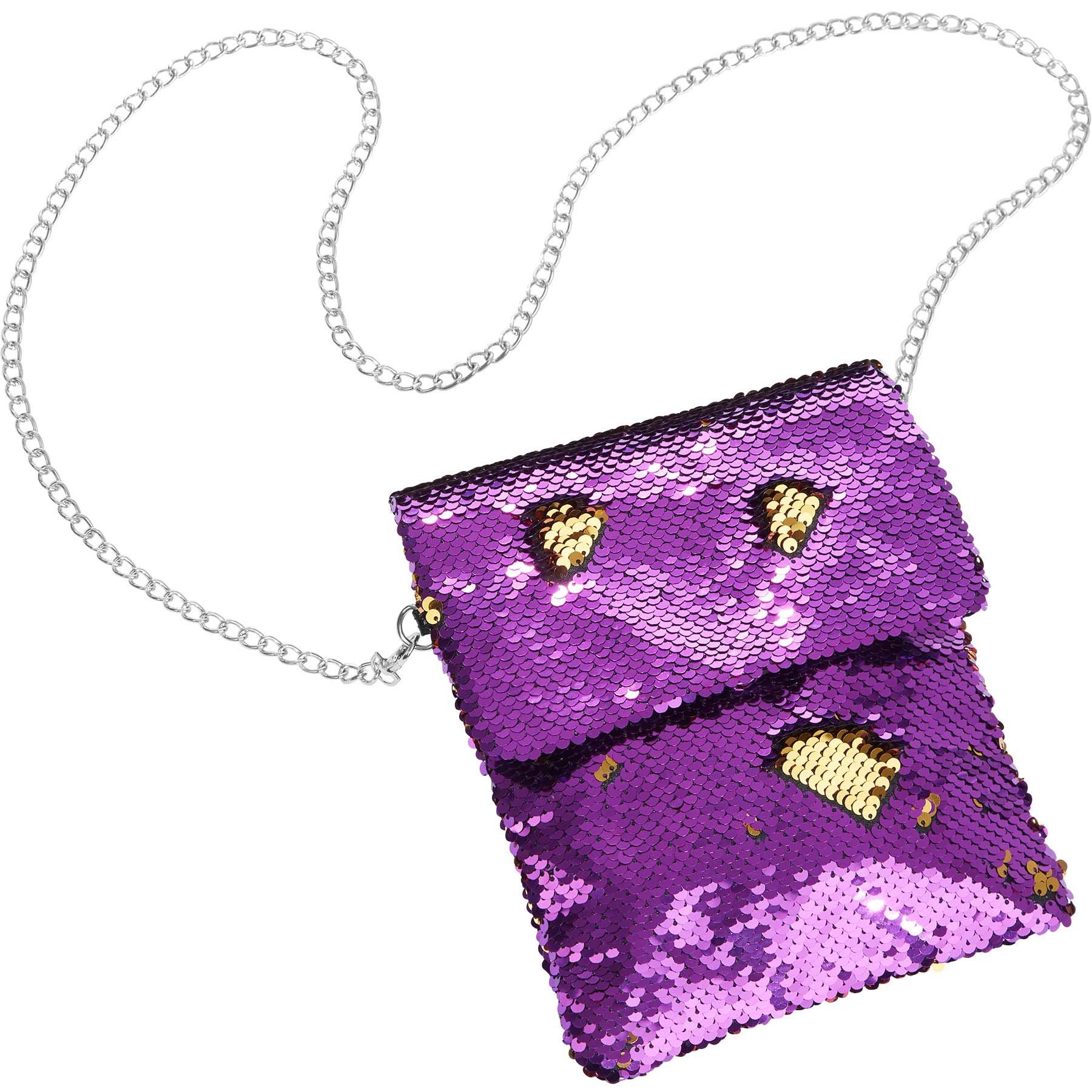 dressforfun Henkeltasche Pailletten-Handtasche