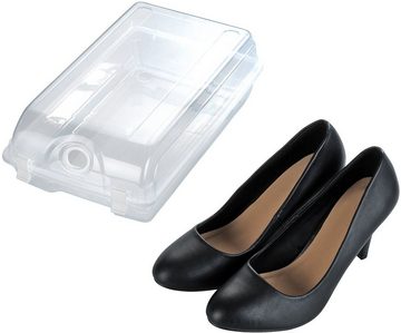 WENKO Schuhbox (Set, 3 St), stabiler Kunststoff