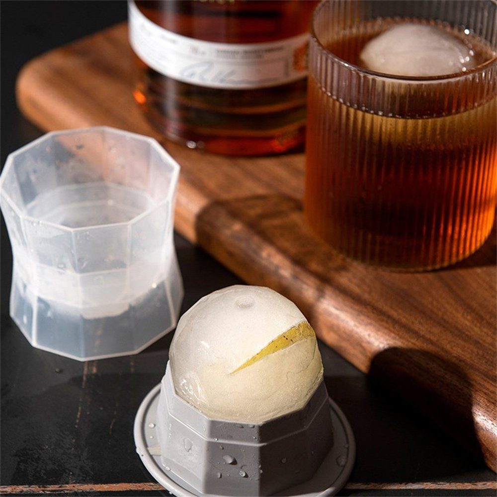 Eiswürfelform Eis machen Eiskugel Dekorative Ball (2-tlg) Eismaschine Form, für Barkeeper, Große