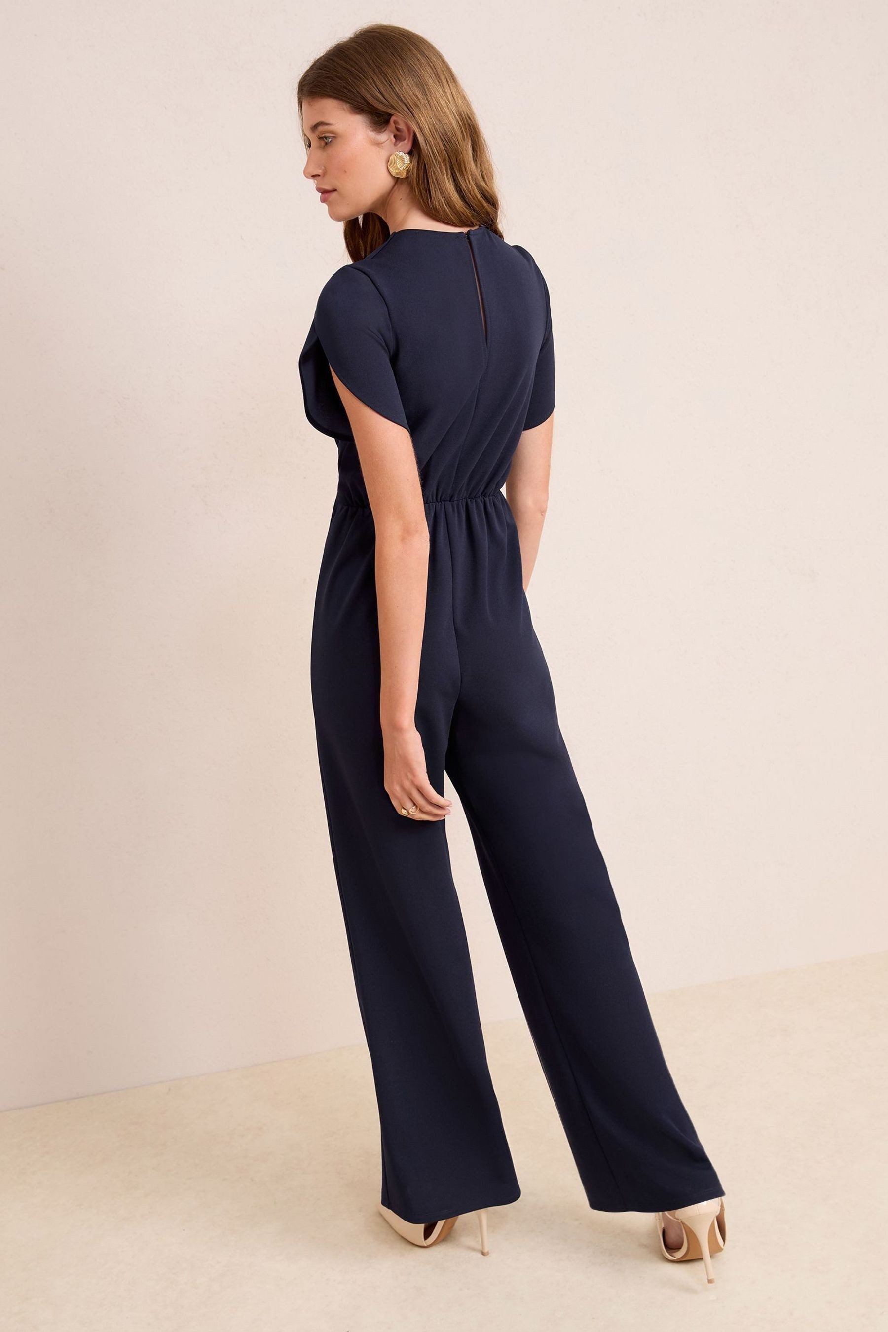 Friends Like These Jumpsuit Friends Like These V-Neck Overall mit Tulpenärm günstig online kaufen