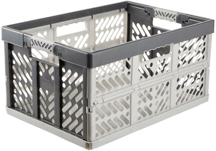 keeeper Klappbox ben, Profi-Klappbox mit Soft-Touch-Griffen, 54 x 37 x 28 cm, 45 l, Soft-Touch-Griffe, zusammenklappbar