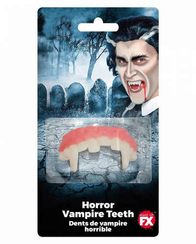Horror-Shop Vampir-Kostüm Vampirzähne Oberkiefer