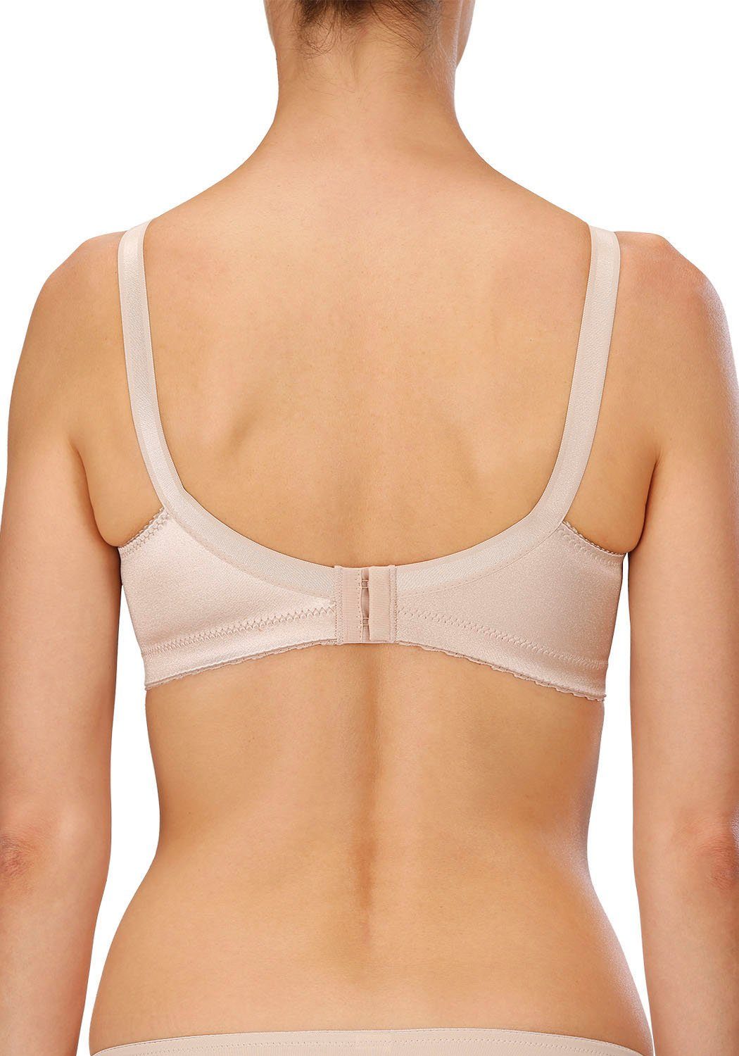 Naturana Minimizer-BH Solutions (1-tlg) Shaping-Effekt, breite Träger, feminin, ohne Bügel, Satin