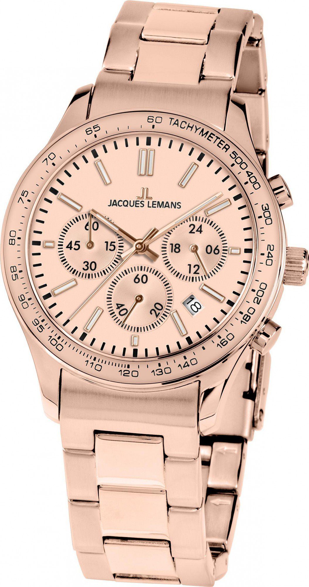 Jacques Lemans Chronograph Jacques Lemans Rome Sports 1-1586ZO Unisexuhr  Sehr Sportlich, Sehr Sportlich