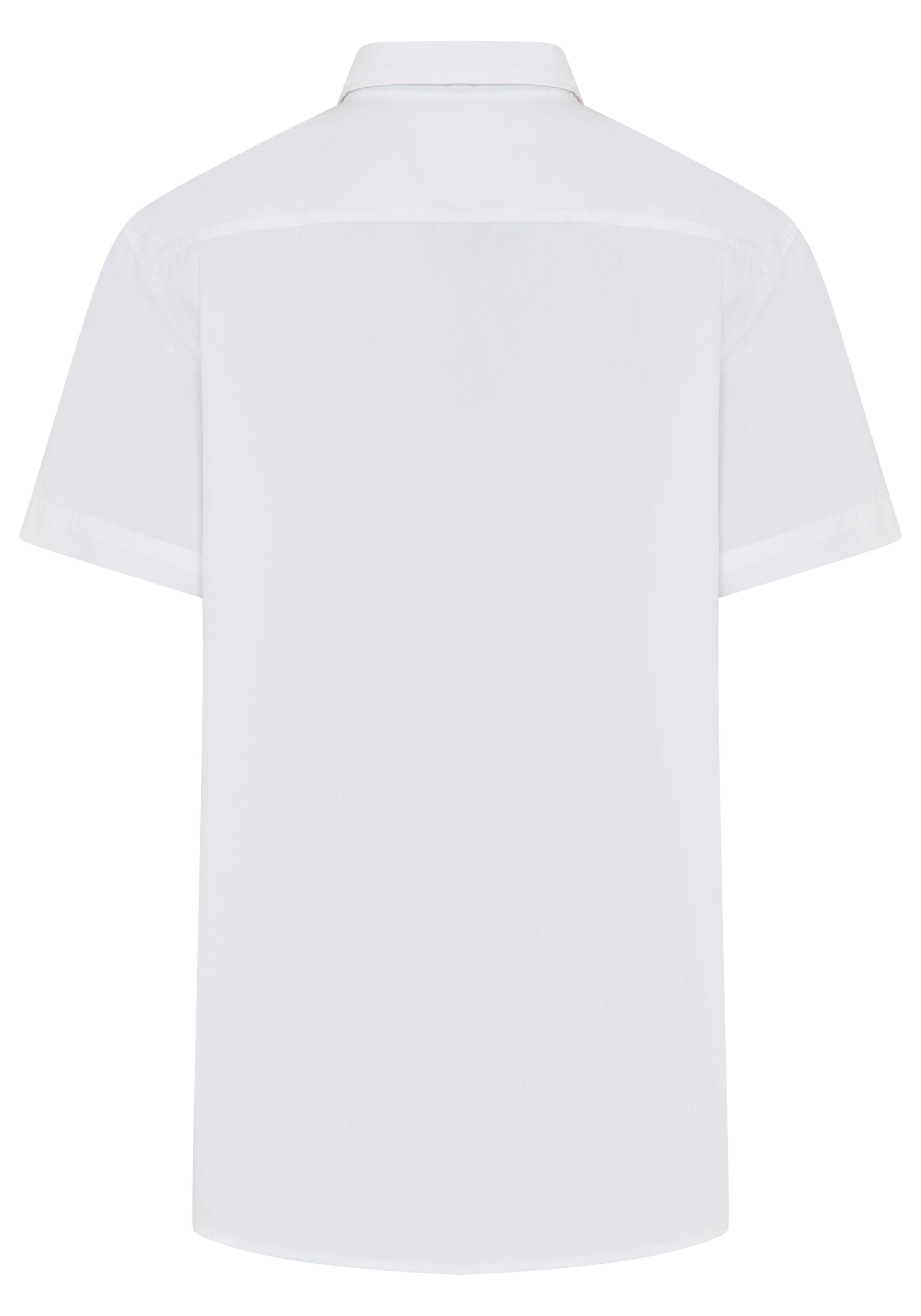 Man's World Plus Kurzarmhemd Große Größen Kurzarm, für verschiedene Anlässe, aus Baumwolle und Polyester