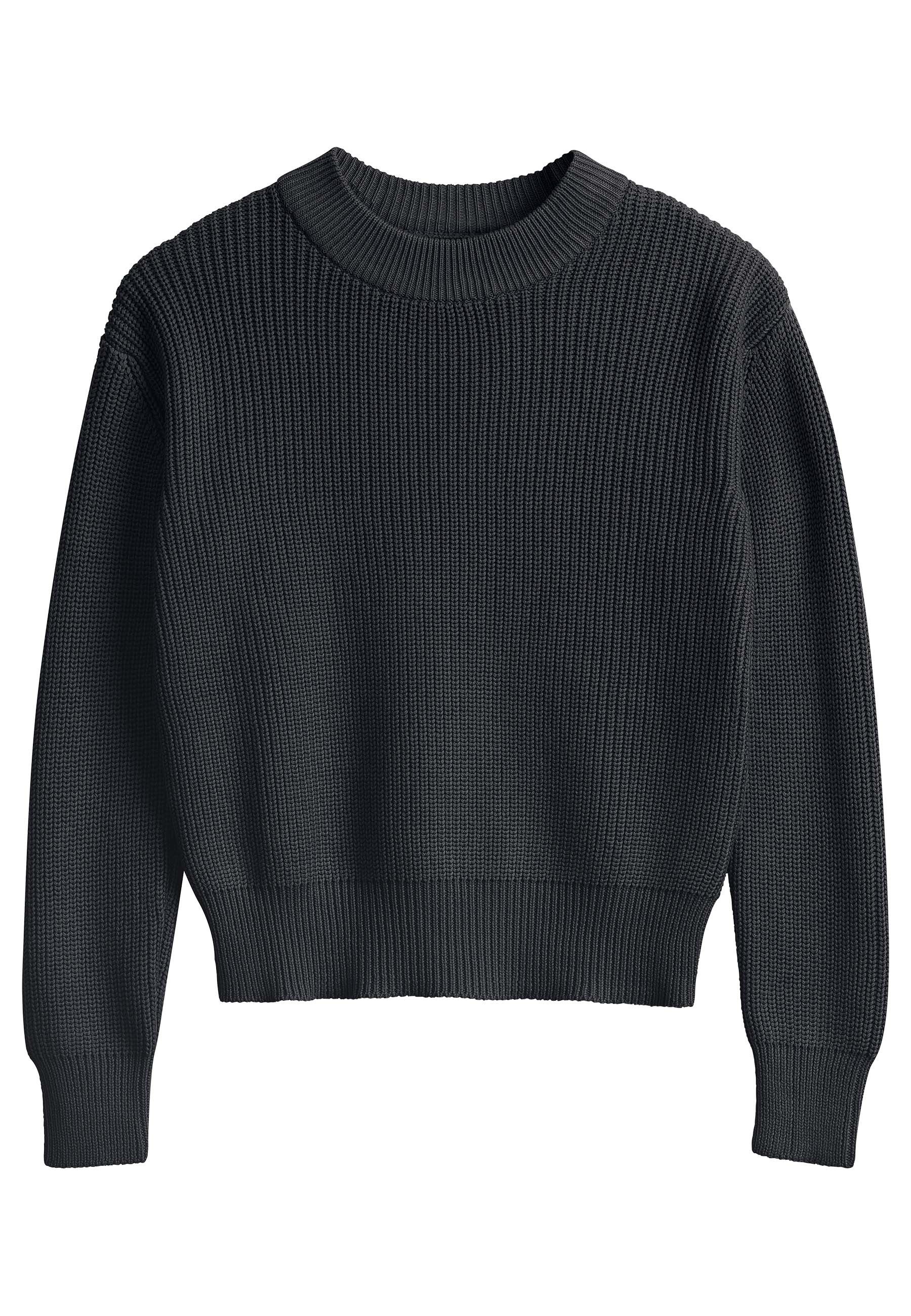 Strickpullover Rippstrick Pullover Style MANIKA