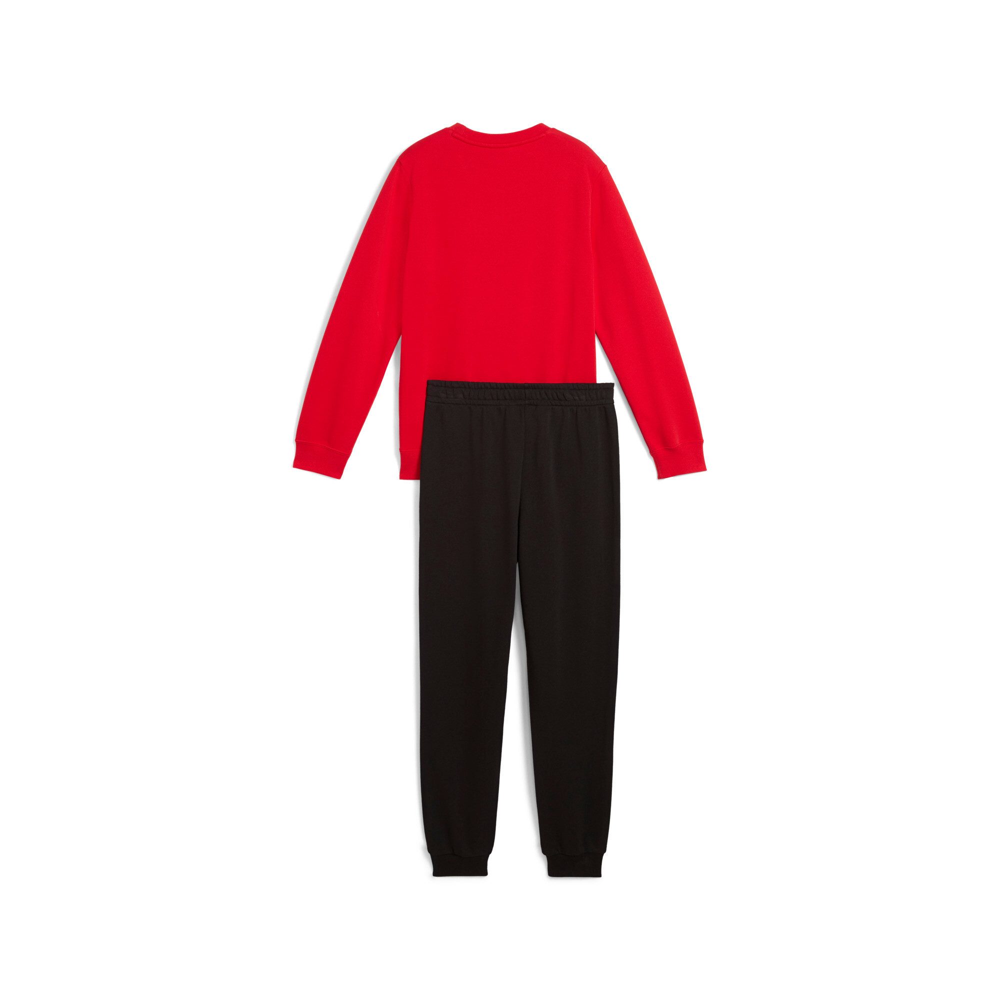 PUMA Trainingsanzug ESS NO.1 LOGO CREW SWEAT SUIT TR B (2-tlg), für Jugendliche, mit Rundhalsausschnitt, mit gerippten Bündchen