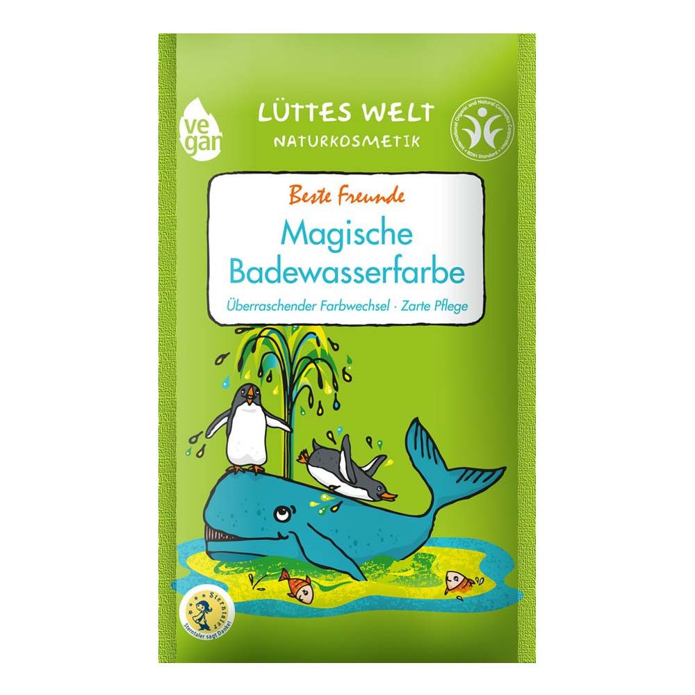 Lüttes Welt Badezusatz Beste Freunde - Magische Badewasserfarbe 80g