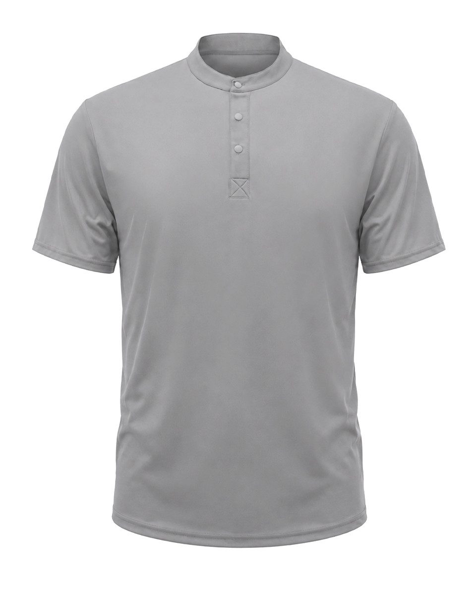 Allthemen Poloshirt Herren Kurzarm Poloshirt mit Henleykragen und Knopfleiste Regular Fit