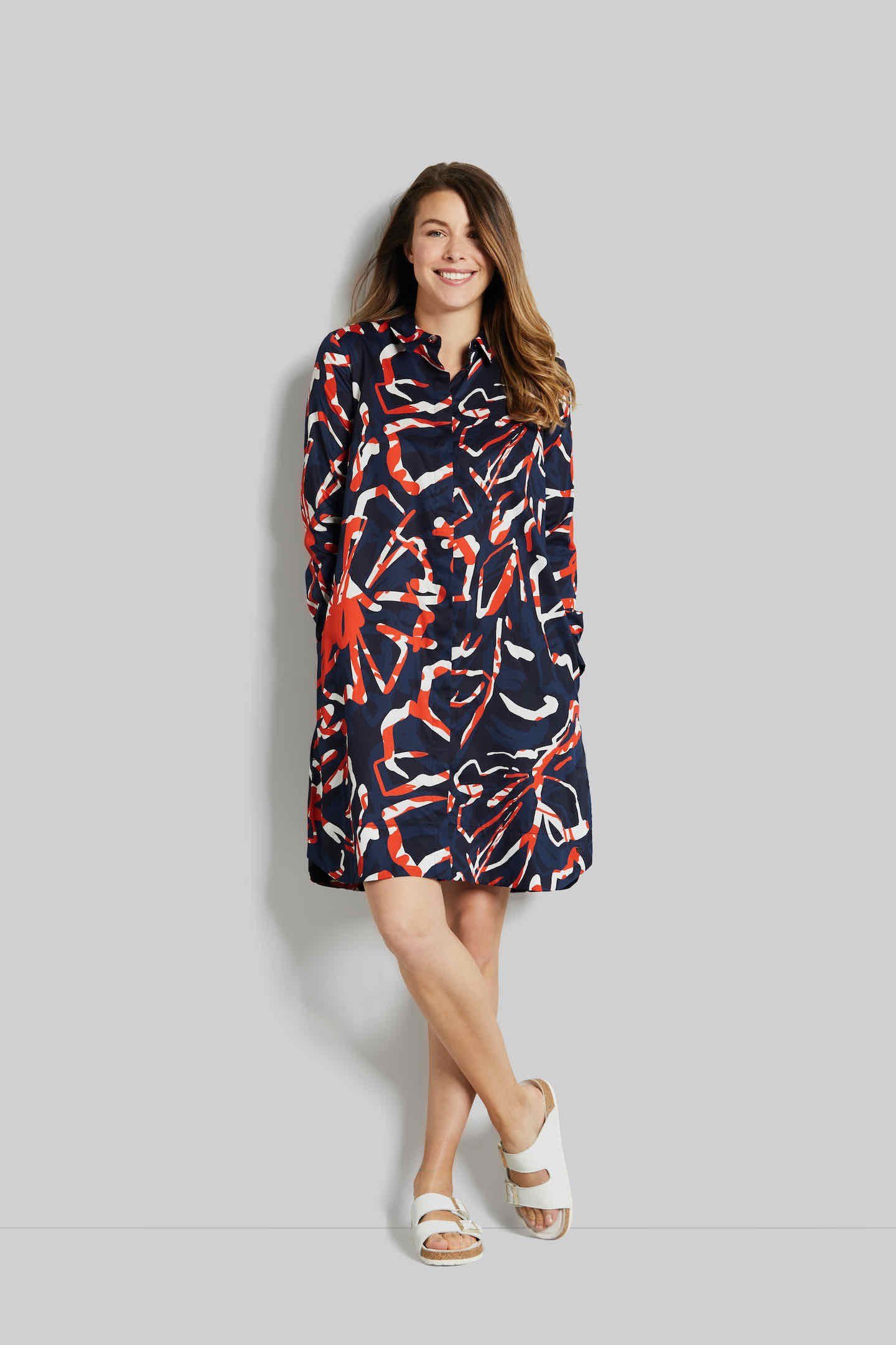 mit Prints grafischen bugatti Blusenkleid