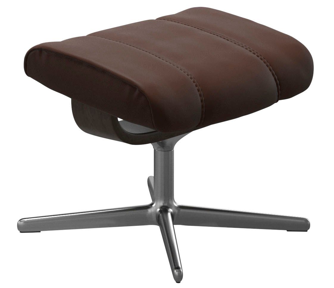 Stressless® Fußhocker Consul, mit Cross Base, Größe S, M & L, Holzakzent Wenge
