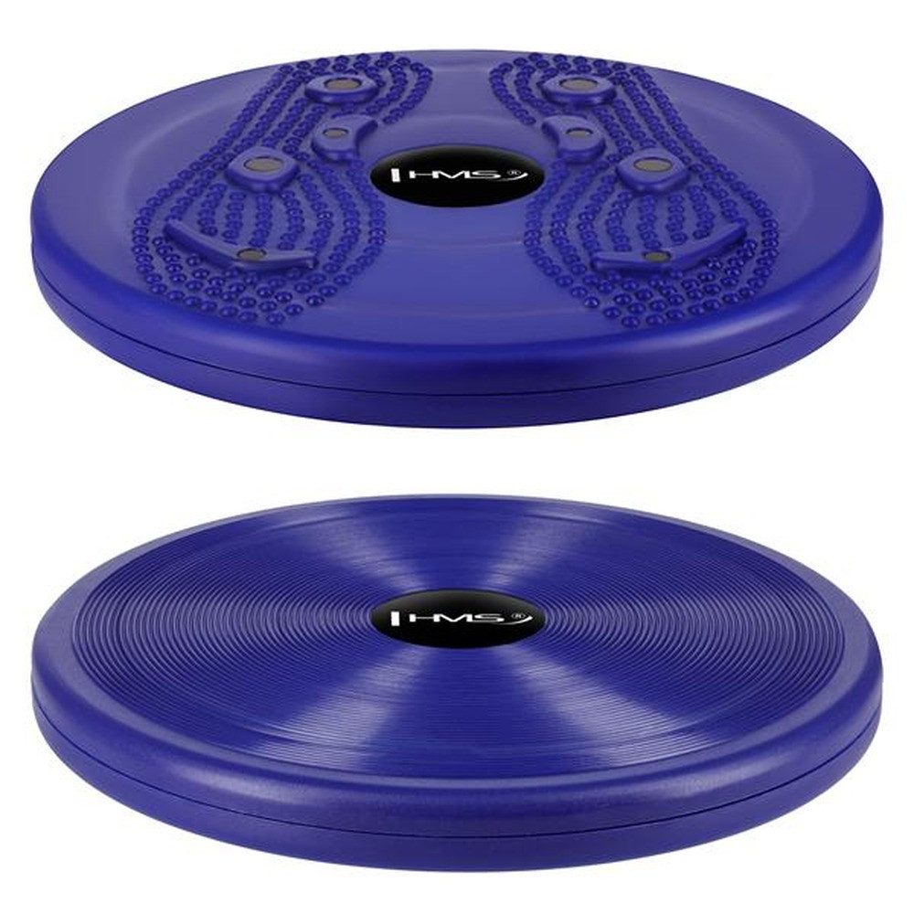 HMS Balanceboard Fitnessbrett Balance-Twister, Eingebaute Magnete stimulieren Fußreflexzonen