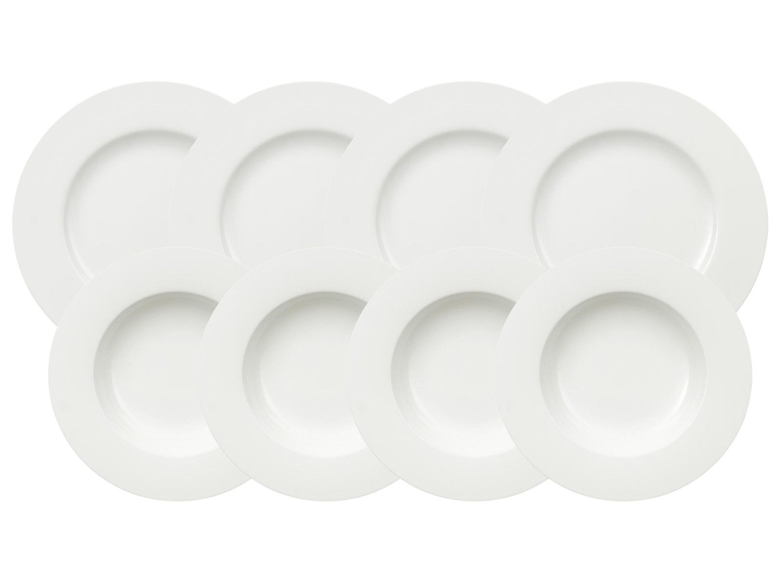 Villeroy & Boch Tafelservice Royal Tafelset I 8tlg, Premium Bone Porcelain