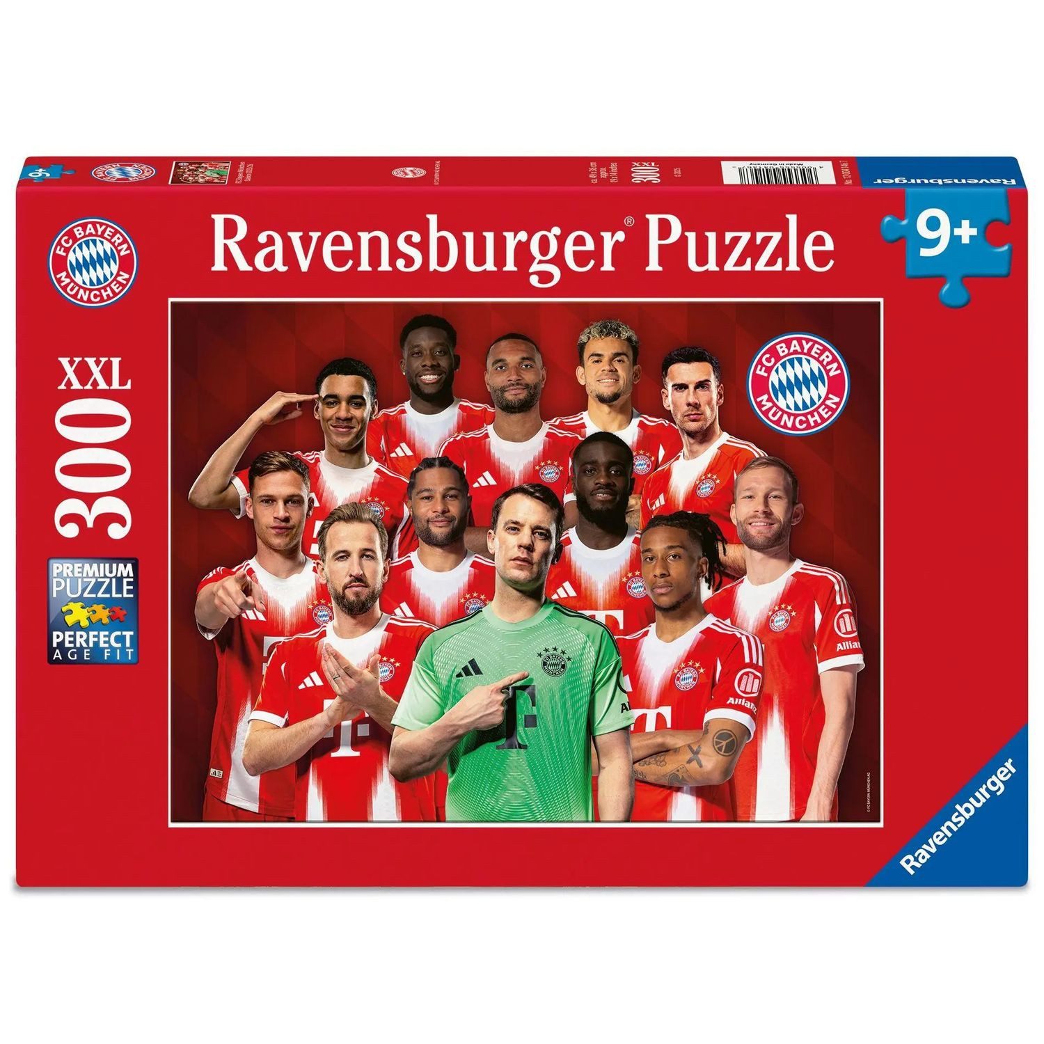 Ravensburger Puzzle Kinderpuzzle 300 Teile - FC Bayern München Saison 2025/2026, 300 Puzzleteile