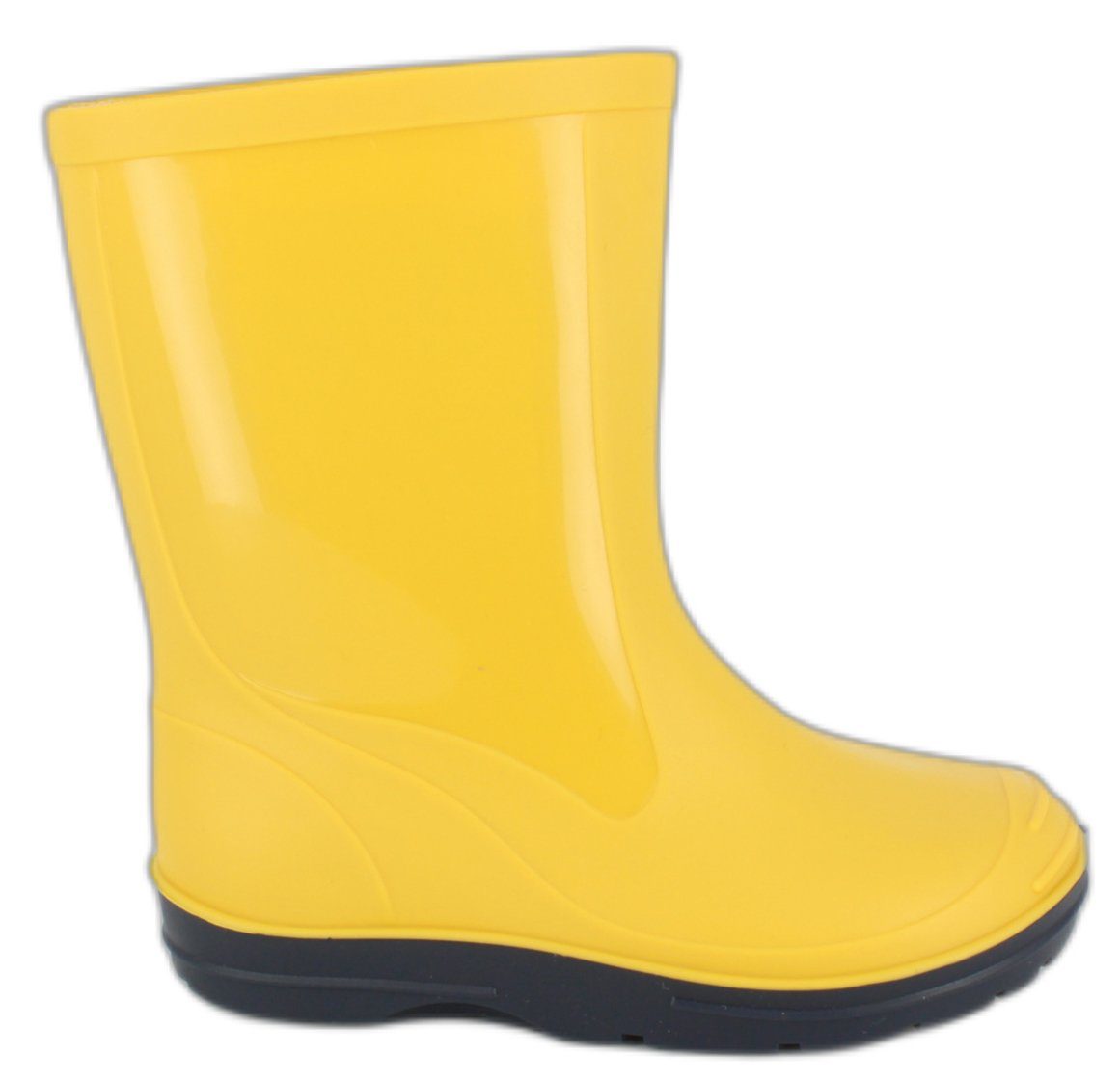 Beck Regenstiefel Basic Gummistiefel (für Mädchen und Jungen, in vielen Farben und Größen verfügbar) schmaler Schlupf-Stiefel, herausnehmbare Innensohle