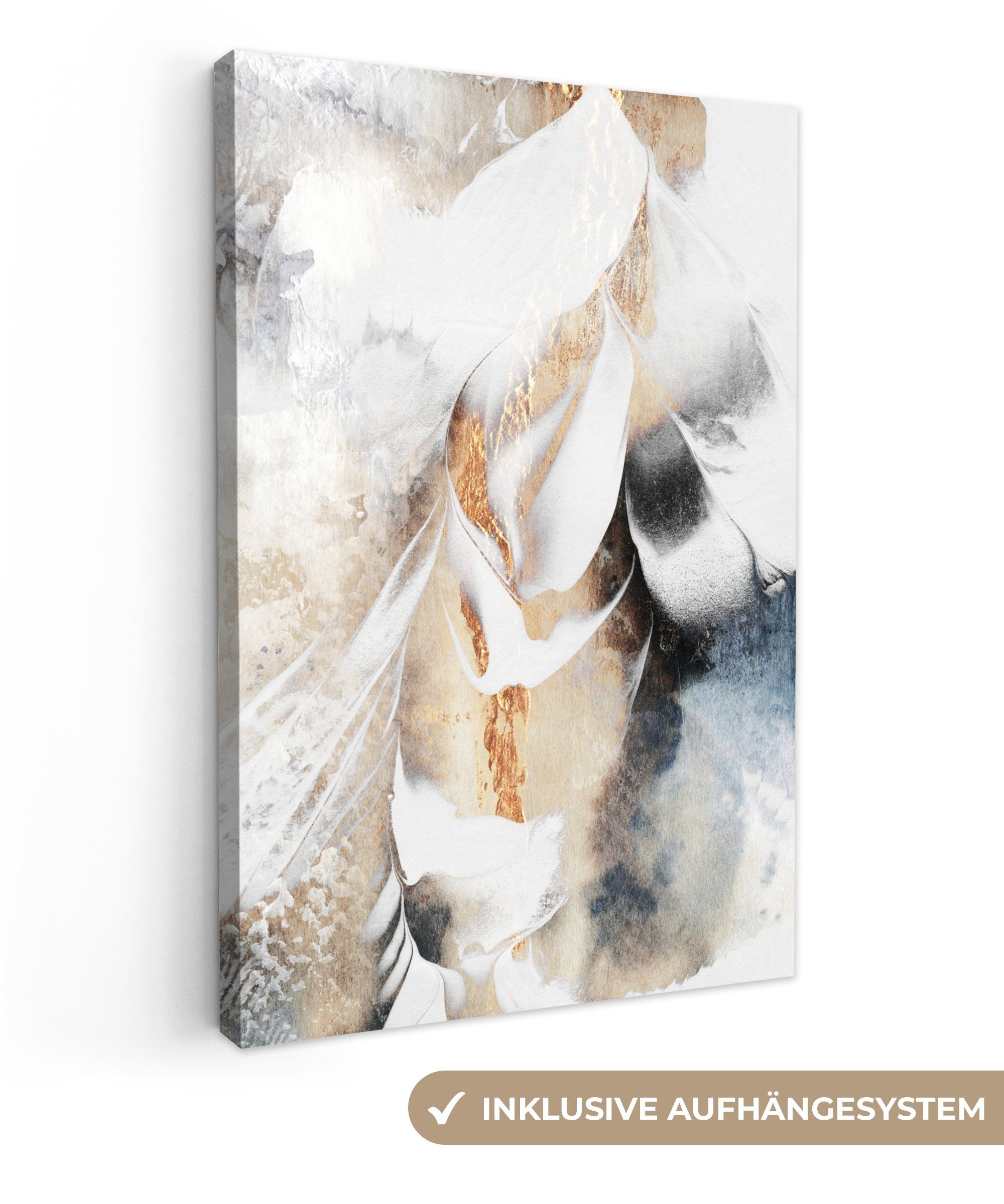 OneMillionCanvasses® Leinwandbild Abstrakt - Gold - Design - Luxe, Fotodruc günstig online kaufen