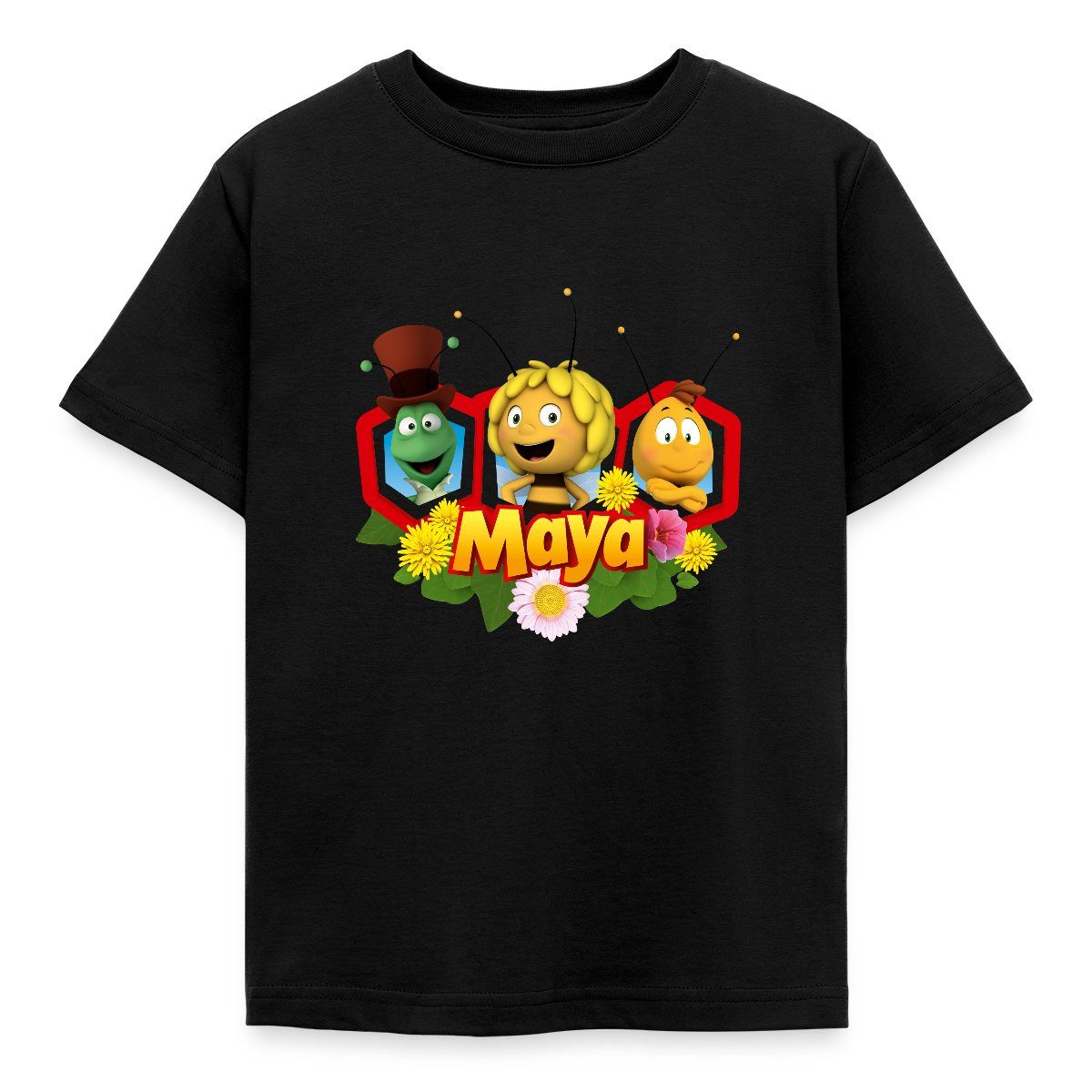 Spreadshirt T-Shirt Biene Maja Freunde Flip Willi Kinder T-Shirt (1-tlg)