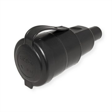 Bachmann Vollgummi Kupplung Stromadapter, 0 cm, französisch, IP44, schwarz