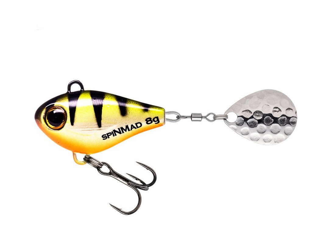 SpinMad Kunstköder SpinMad Jigmaster 8 g - Spinjig, (SpinMad Spinjig 8 g, 1-St. SpinMad Originals 15 Farben), Effektiver Lauf, Exzellente Verarbeitung