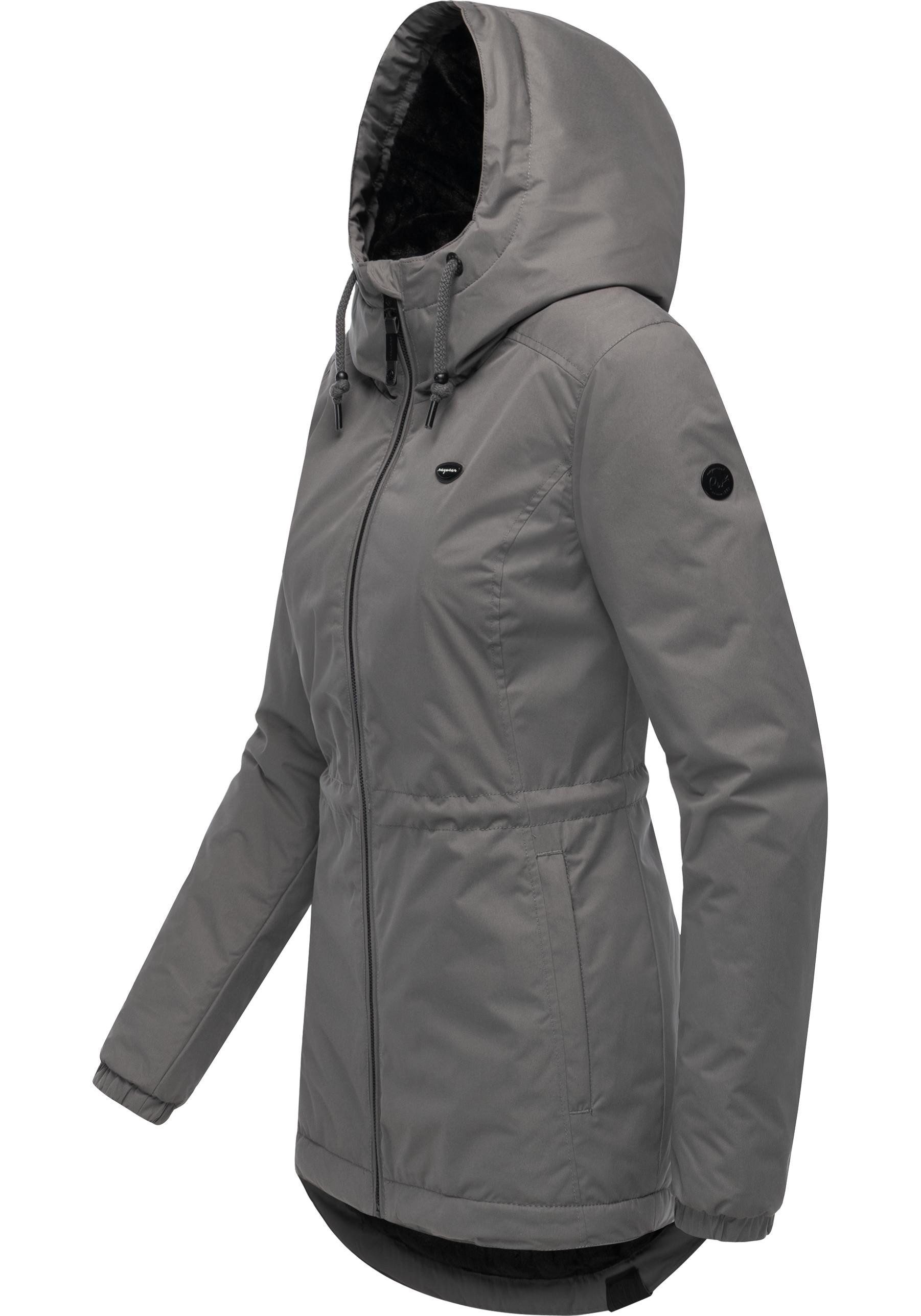 Ragwear Winterjacke Dankka Warm Wasserdichte weiche Damen Jacke für den Winter