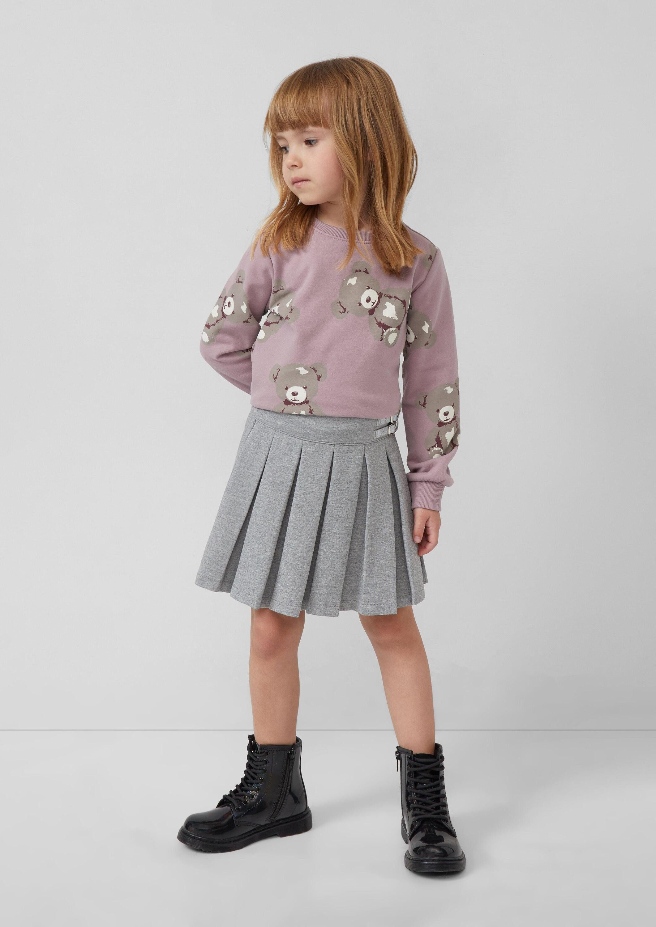 s.Oliver Minirock Rock Falten-Minirock aus Interlockjersey im A-Shape