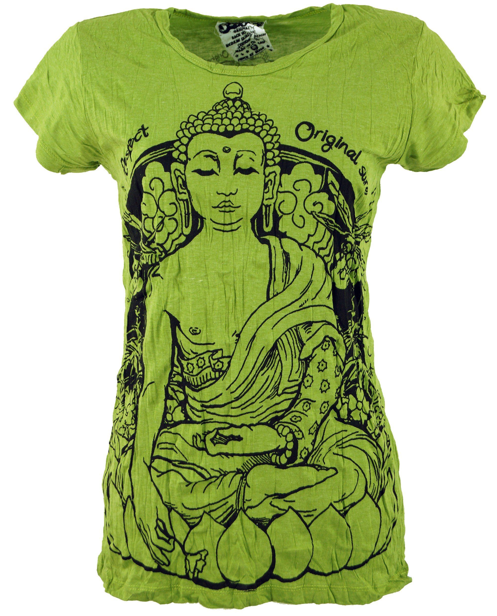 T-Shirt Sure T-Shirt Meditation Buddha - lemon