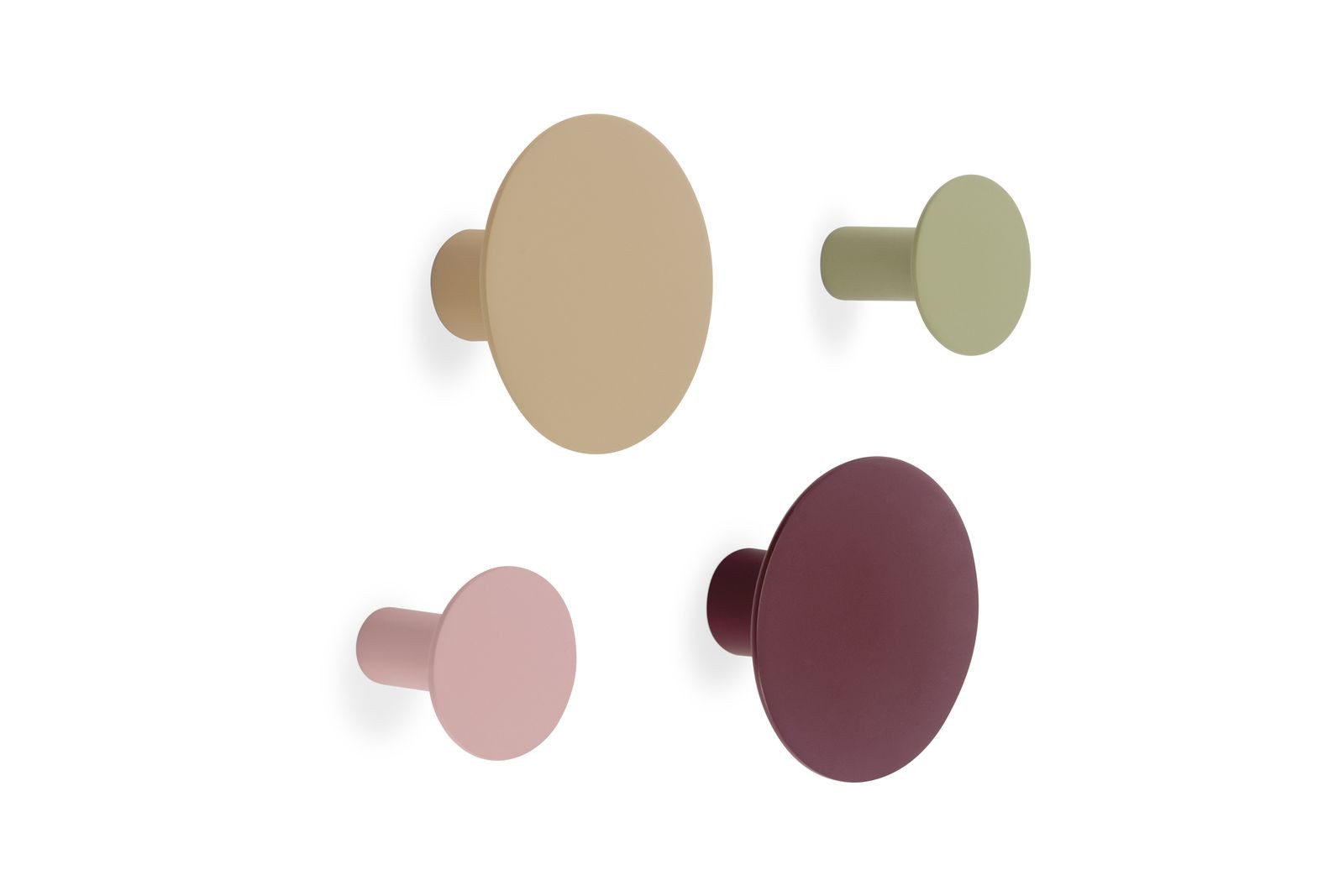 Remember Garderobenhaken, Remember Wandhaken Fuchsia 4-teilig günstig online kaufen