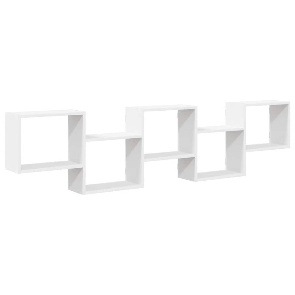 vidaXL Regal Würfelregal 5 Fächer Weiß Holzwerkstoff, 1-tlg. günstig online kaufen