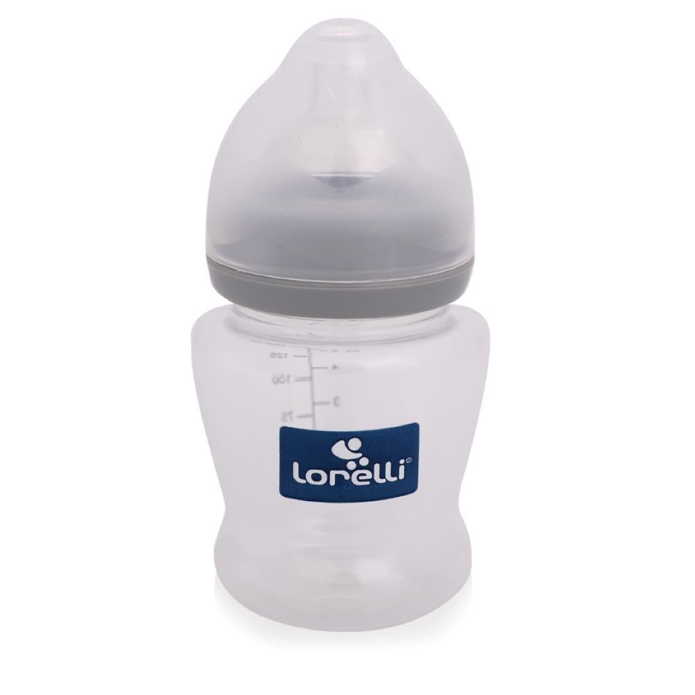 Deckel 120 Lorelli Handmilchpumpe Milchpumpe, 0+ manuelle Silikonventil grau ml Flasche Sauger