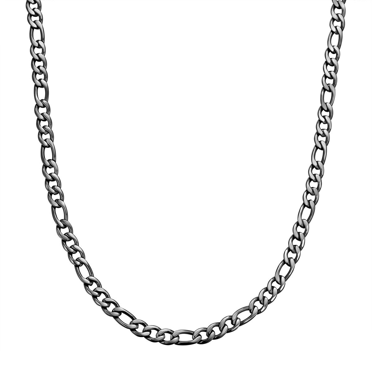 Edelstahlkette gunmetal