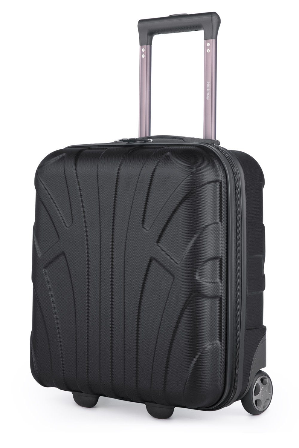 Suitline Handgepäckkoffer S1, 2 Rollen, EasyJet Trolley 45x36x20 cm Underseat kleiner Koffer Flugzeug 30 L