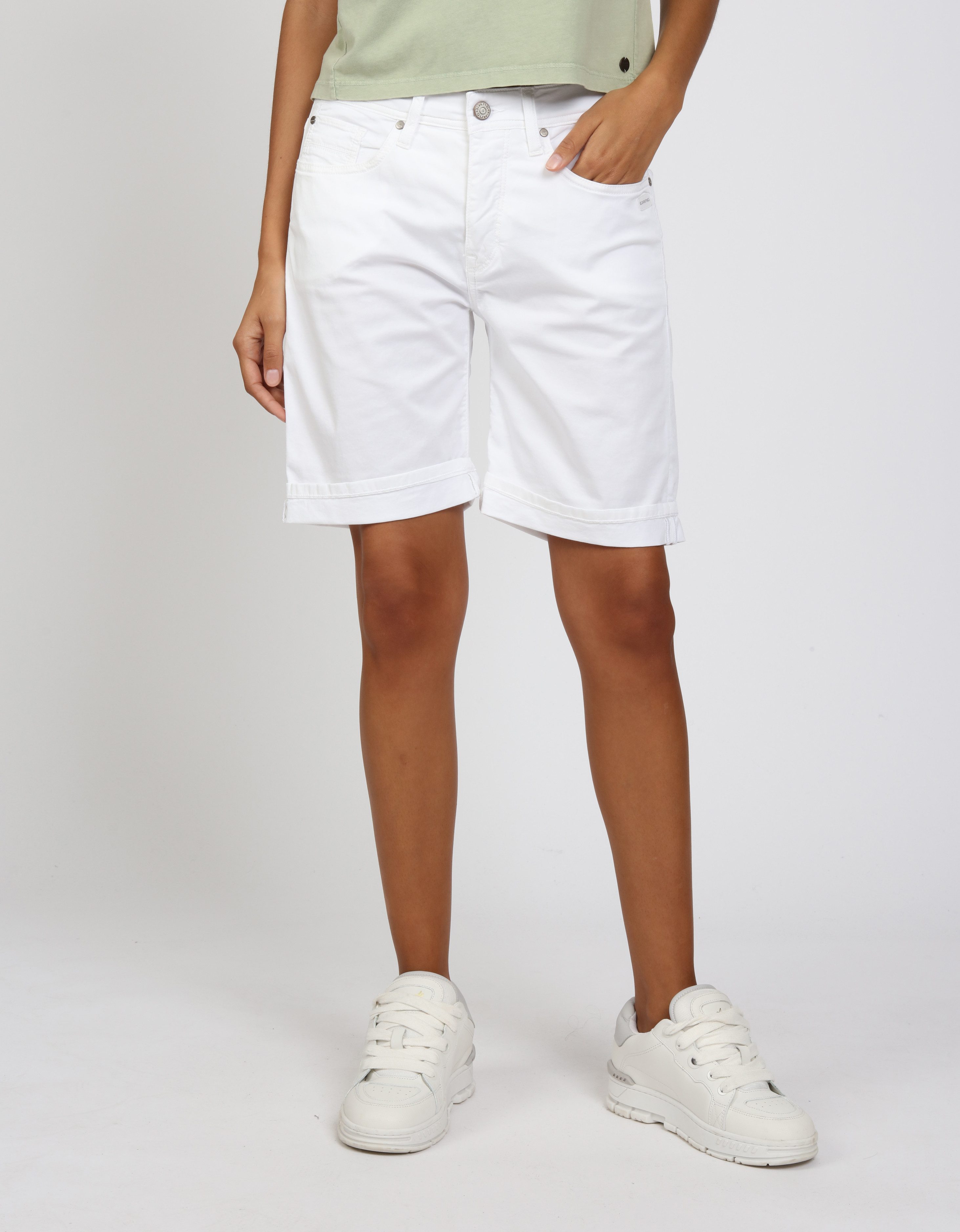 GANG Shorts 94NICA SHORTS mit Knopfleiste, Boyfriend Fit