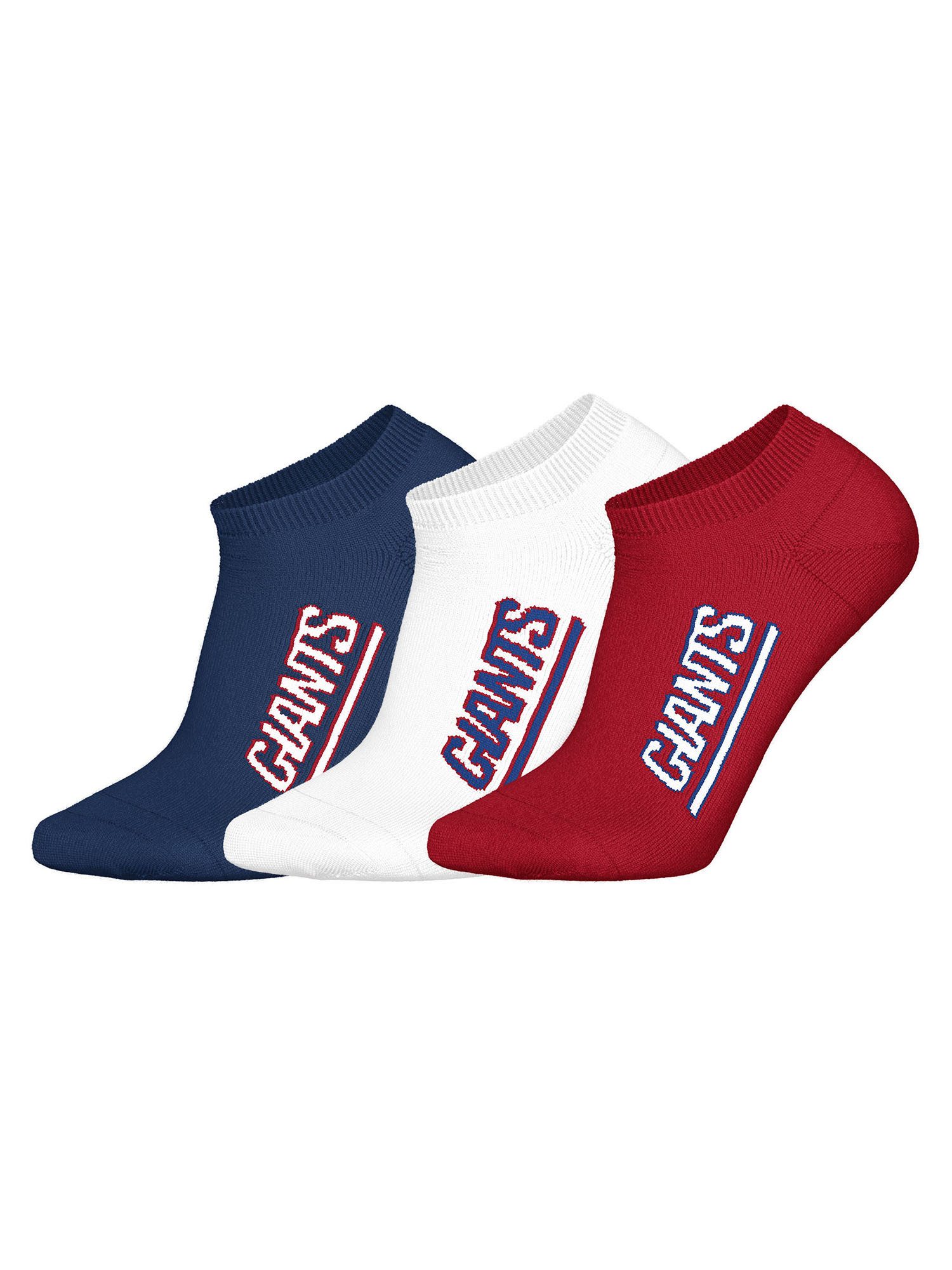 HUDDLE Freizeitsocken NY Giants Sneaker (3-Paar) Casual Носки, Alltagssocken