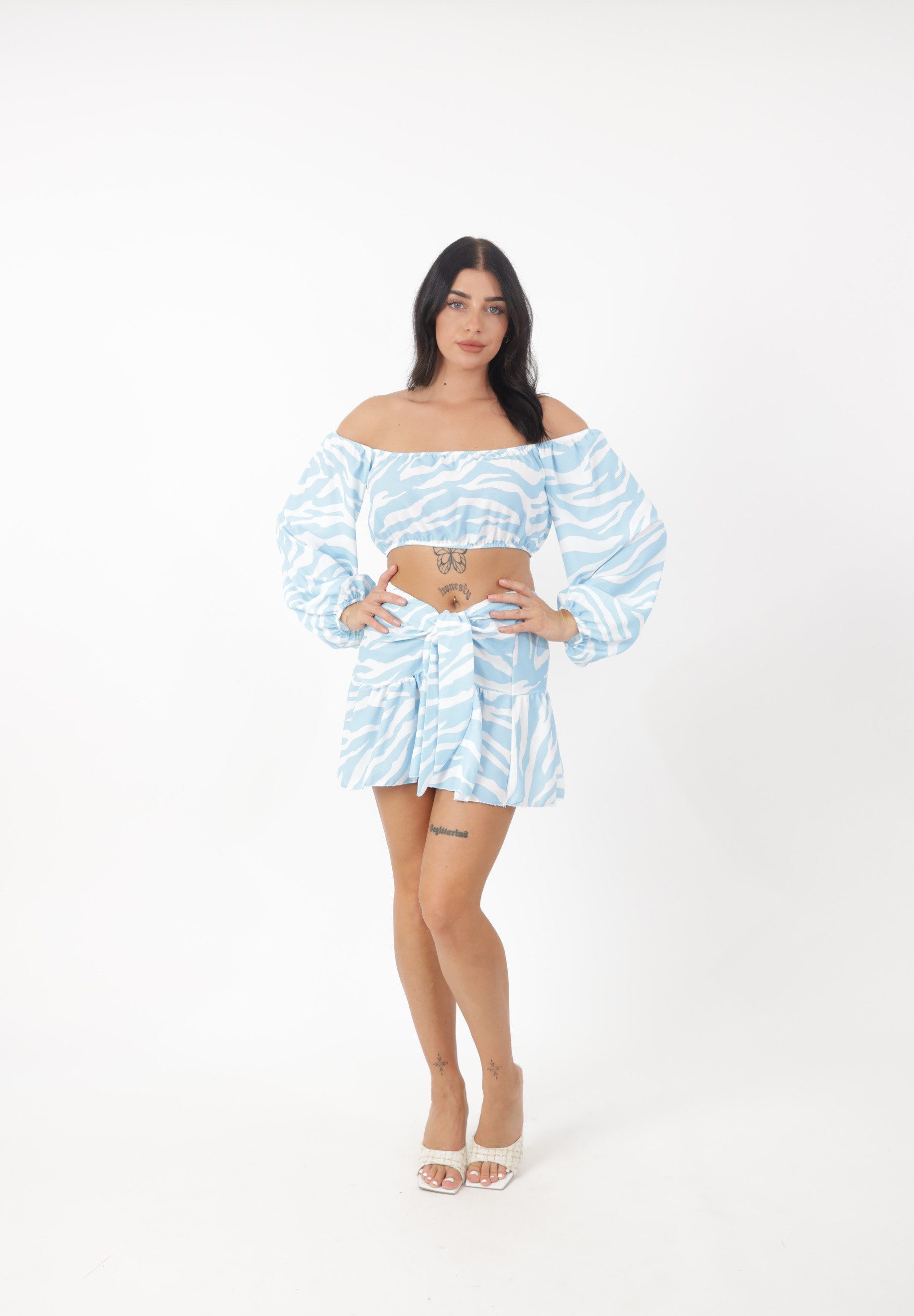 Elara Blusentop Damen Set