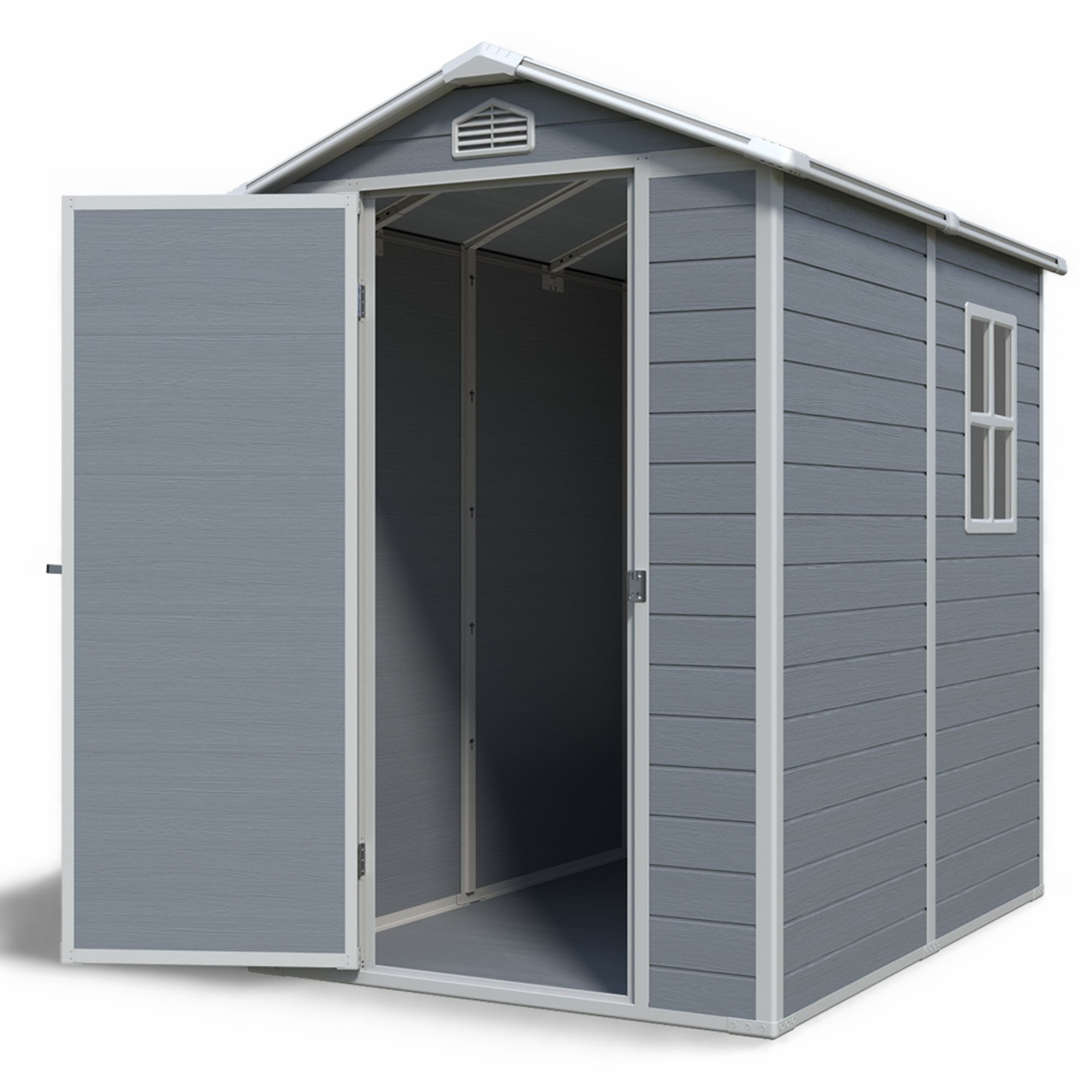 osoltus Gartenhaus osoltus Lönneberga 2,5m² Gartenhaus Kunststoff Schuppen 195 x 128cm