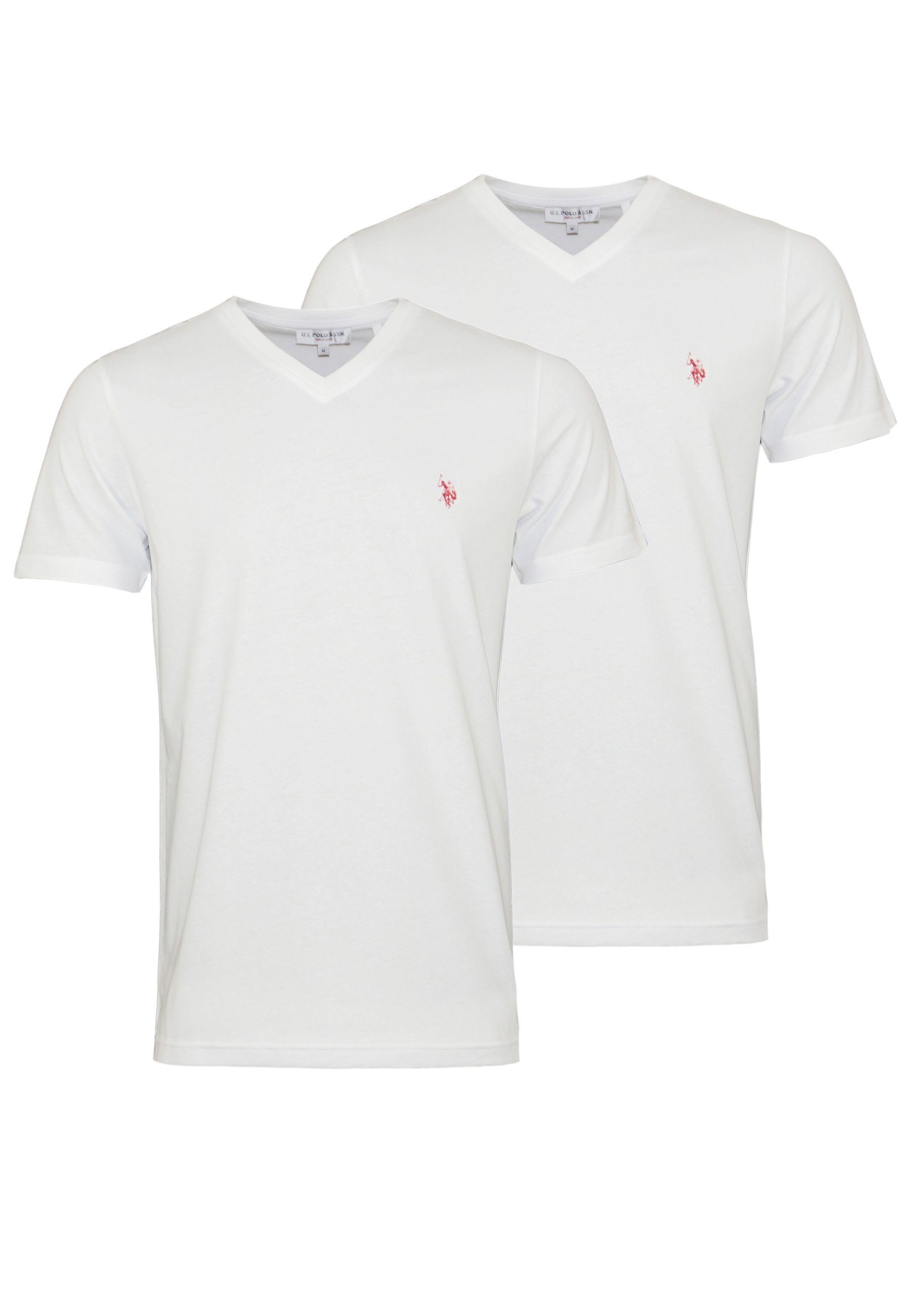 U.S. Polo Assn. T-Shirt Футболки 2er Pack V-Neck Футболки (2-tlg., 2)