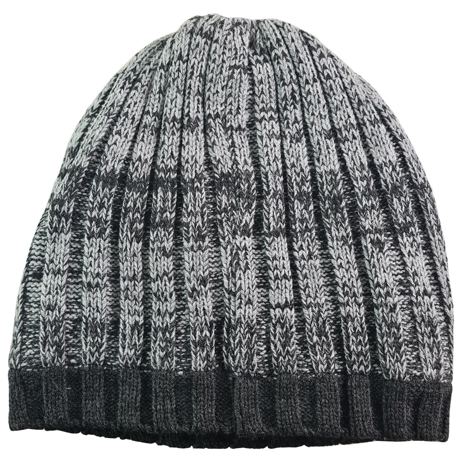 Hearty Rise Beanie Hearty Rise Haube Strickmütze Grau