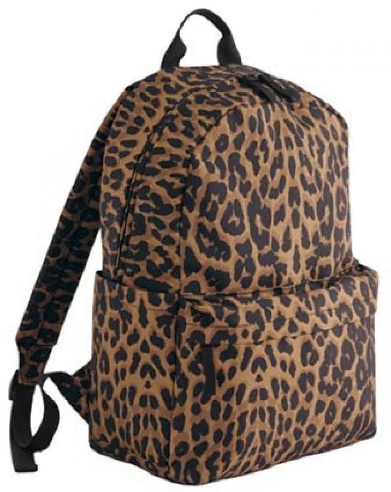 BagBase Freizeitrucksack Leopard Print Rucksack