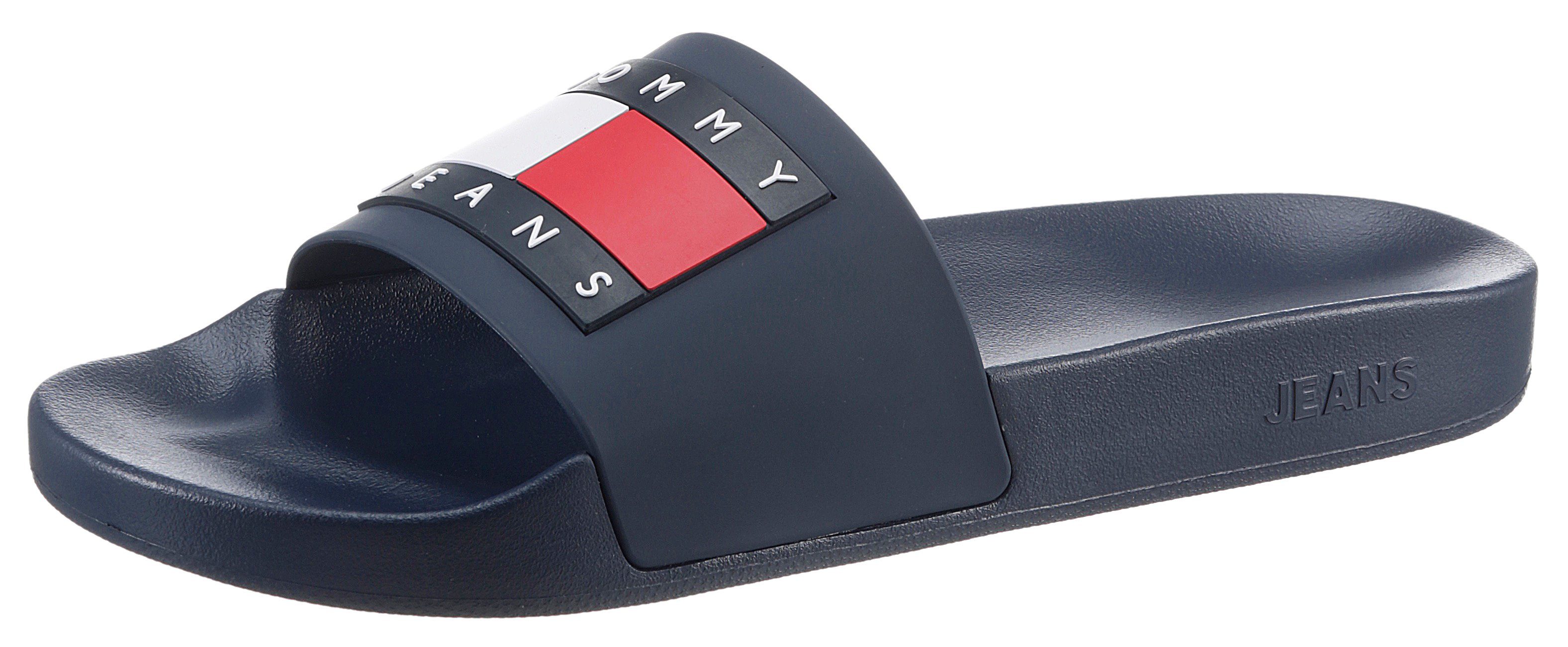 Tommy Jeans TOMMY JEANS POOL SLIDE ESS Badepantolette, Sommerschuh, Poolsli günstig online kaufen