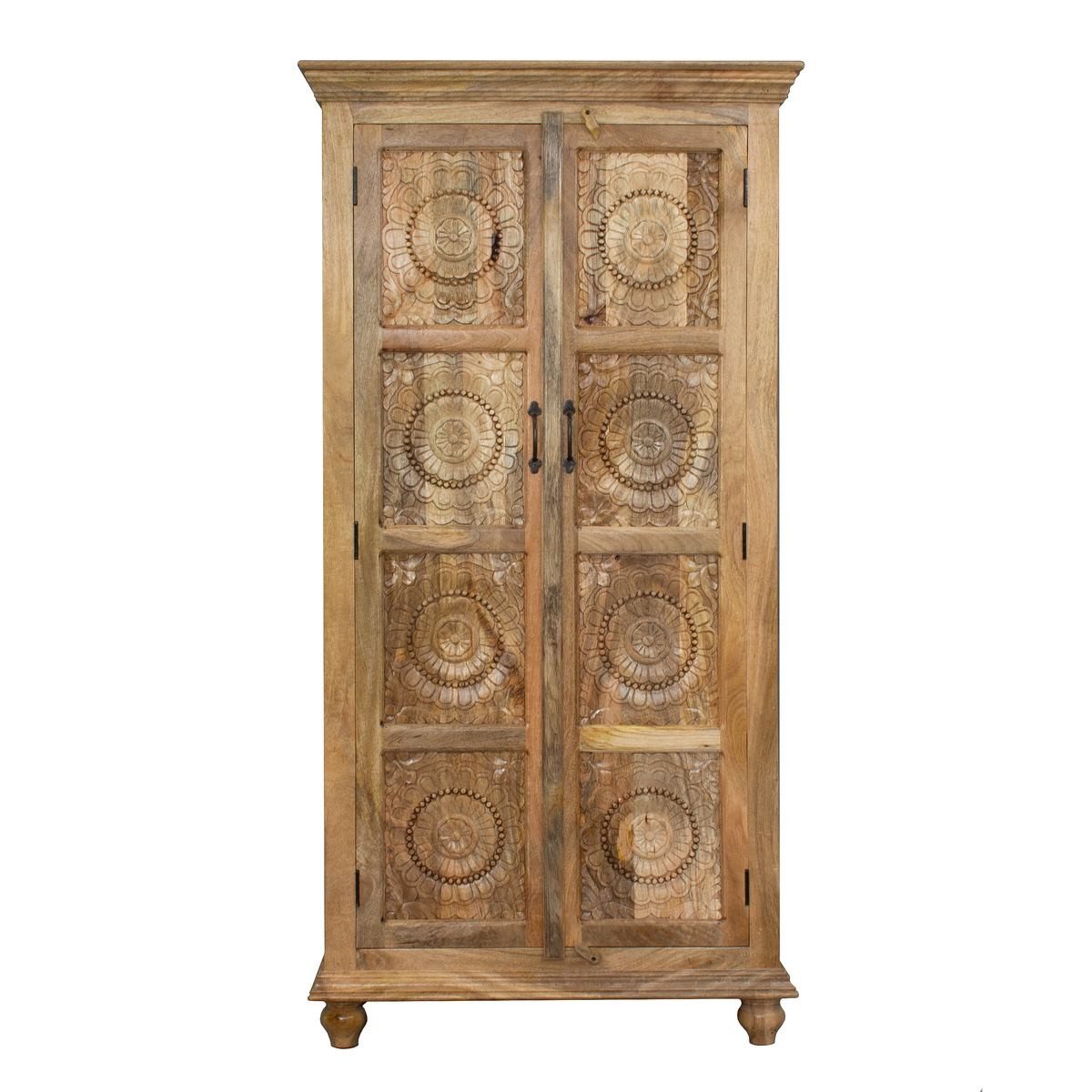Oriental Galerie Mehrzweckschrank Natur Schrank Asim Indien 180 cm