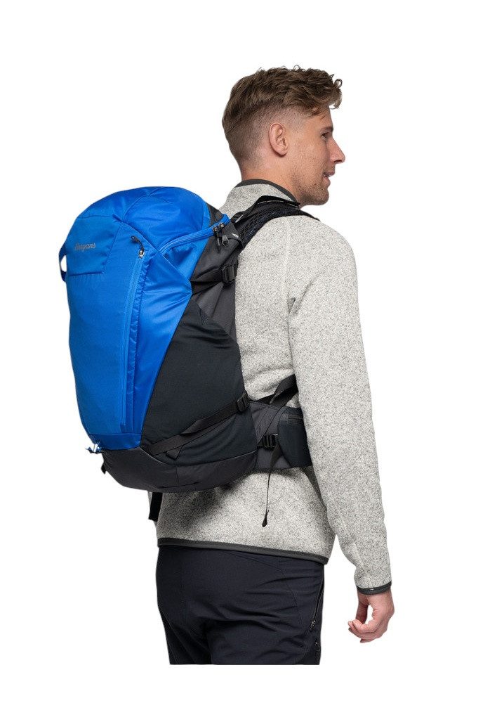 Bergans Wanderrucksack Rabot Daypack 34 M/L (komfortables Tragesystem) blau/dunkelgrau