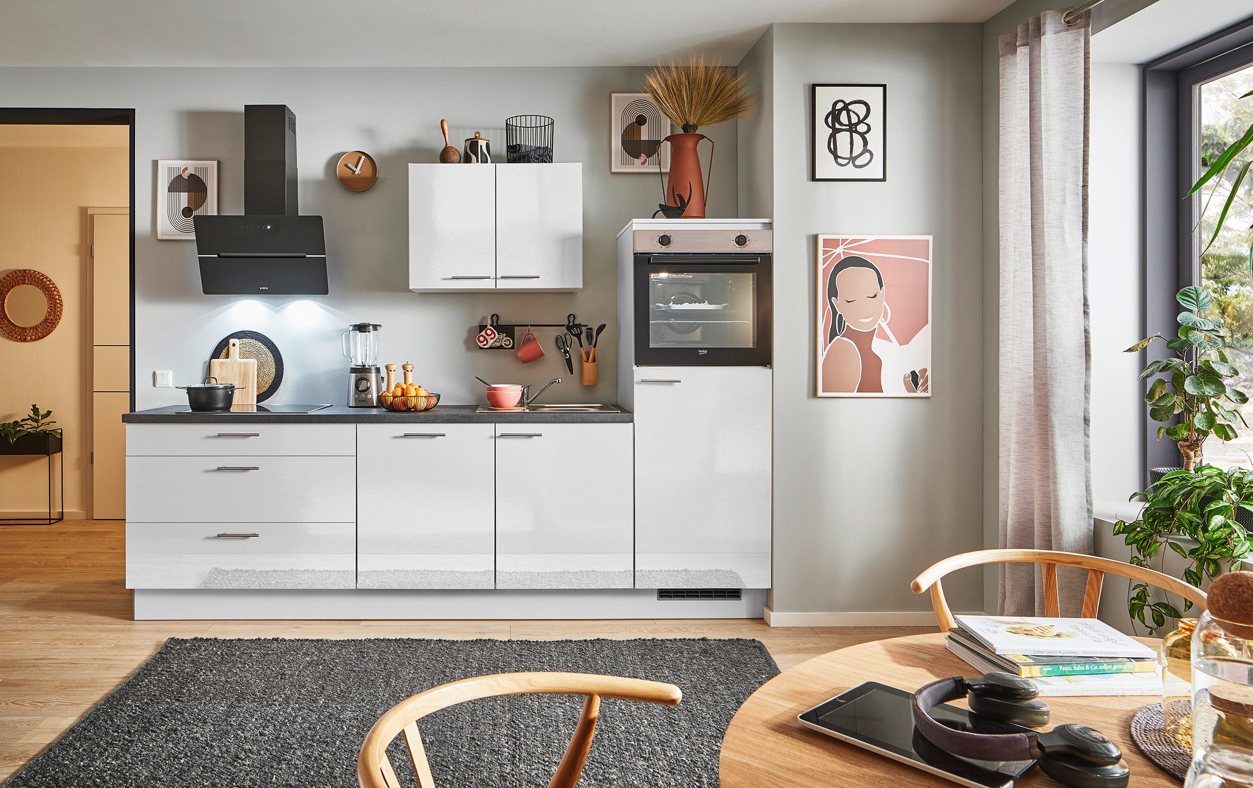 pino Küchenzeile Helsinki, individuell anpassbar, gratis günstig online kaufen